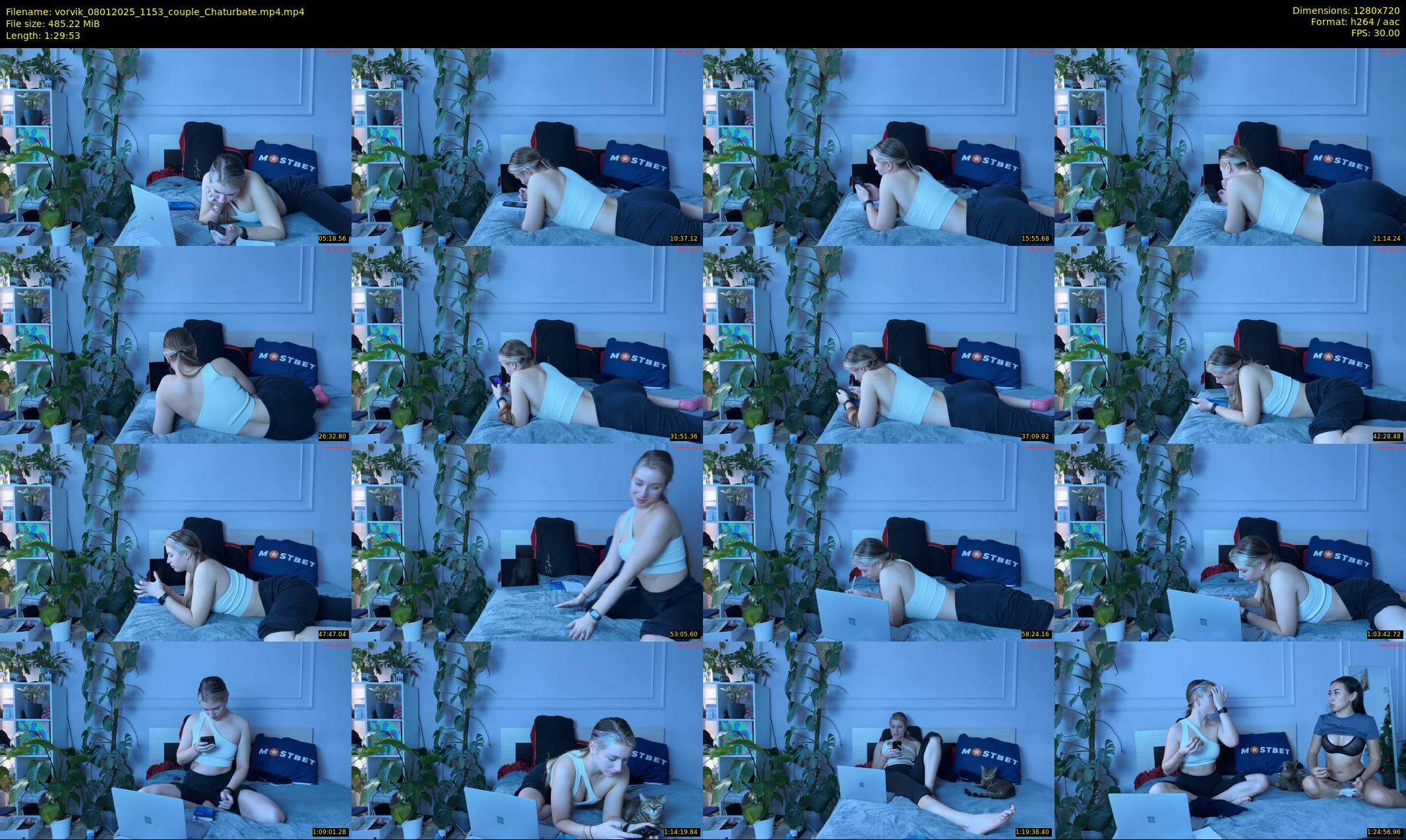 vorvik — Chaturbate Couple stripcam clip, Jan 8, 2025