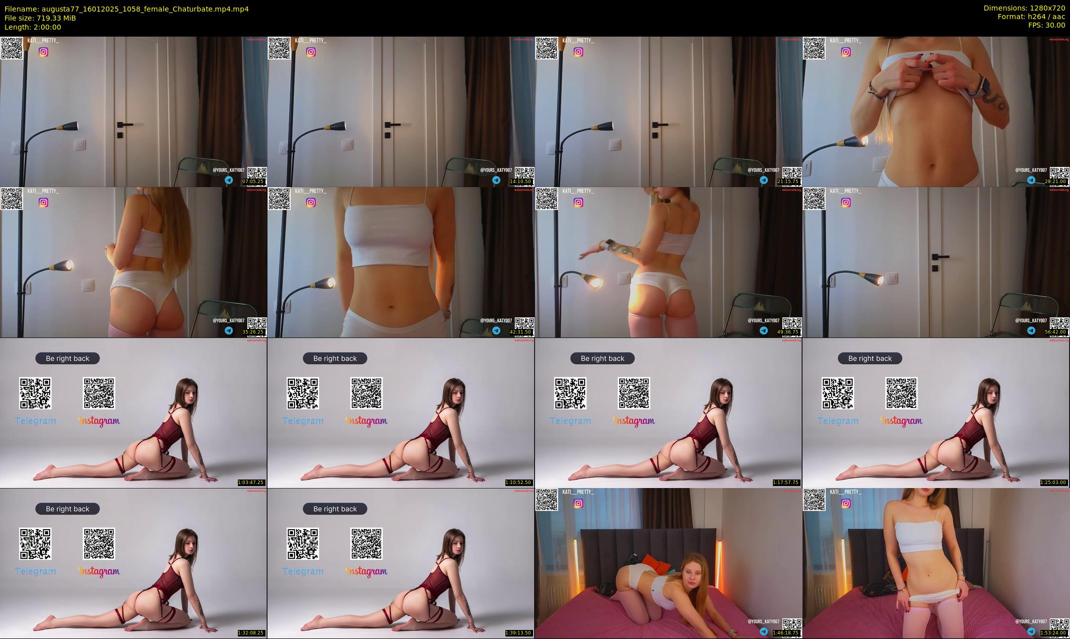 augusta77 — Chaturbate Female stripcam clip, Jan 16, 2025