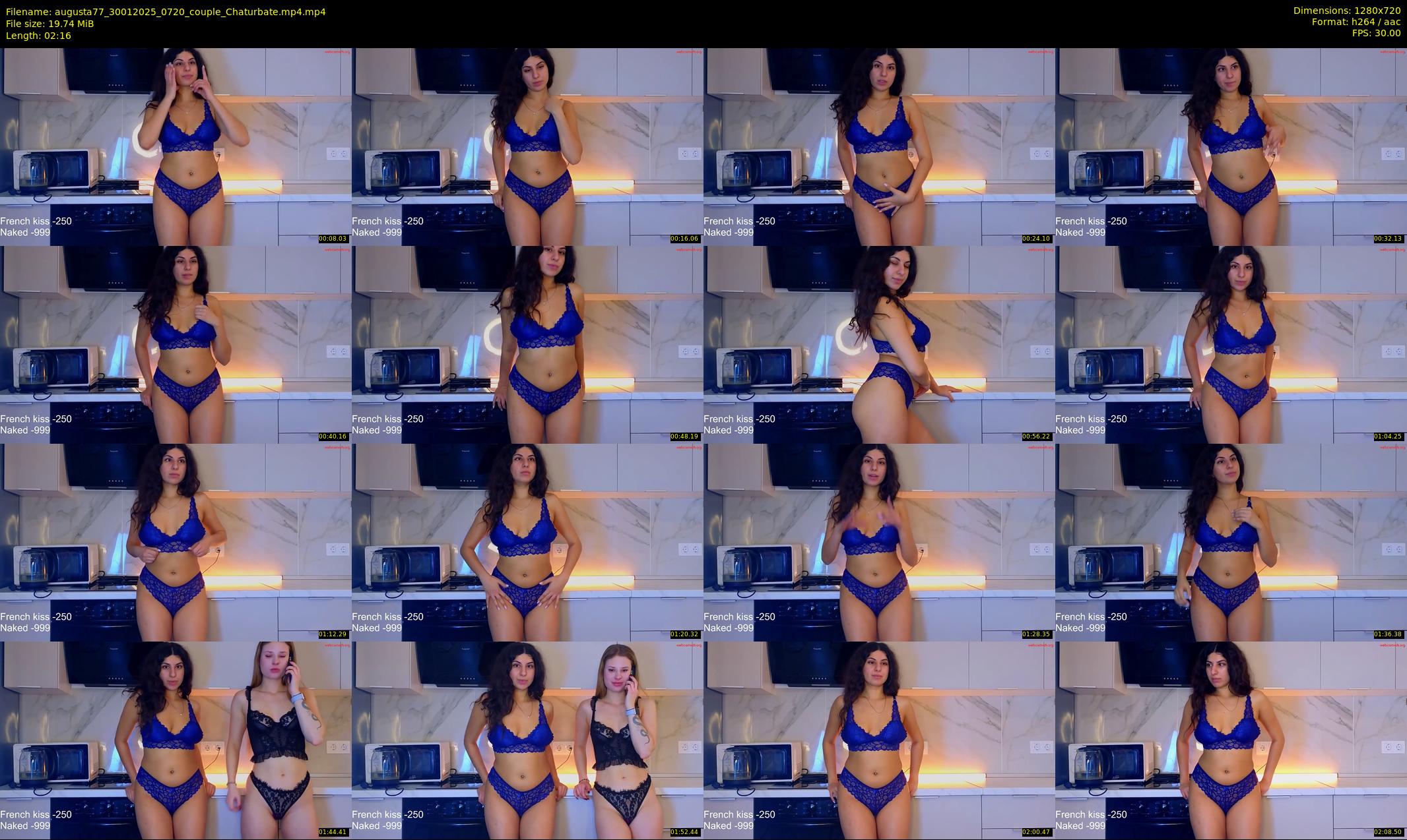 augusta77 — Chaturbate Female stripcam clip, Jan 30, 2025