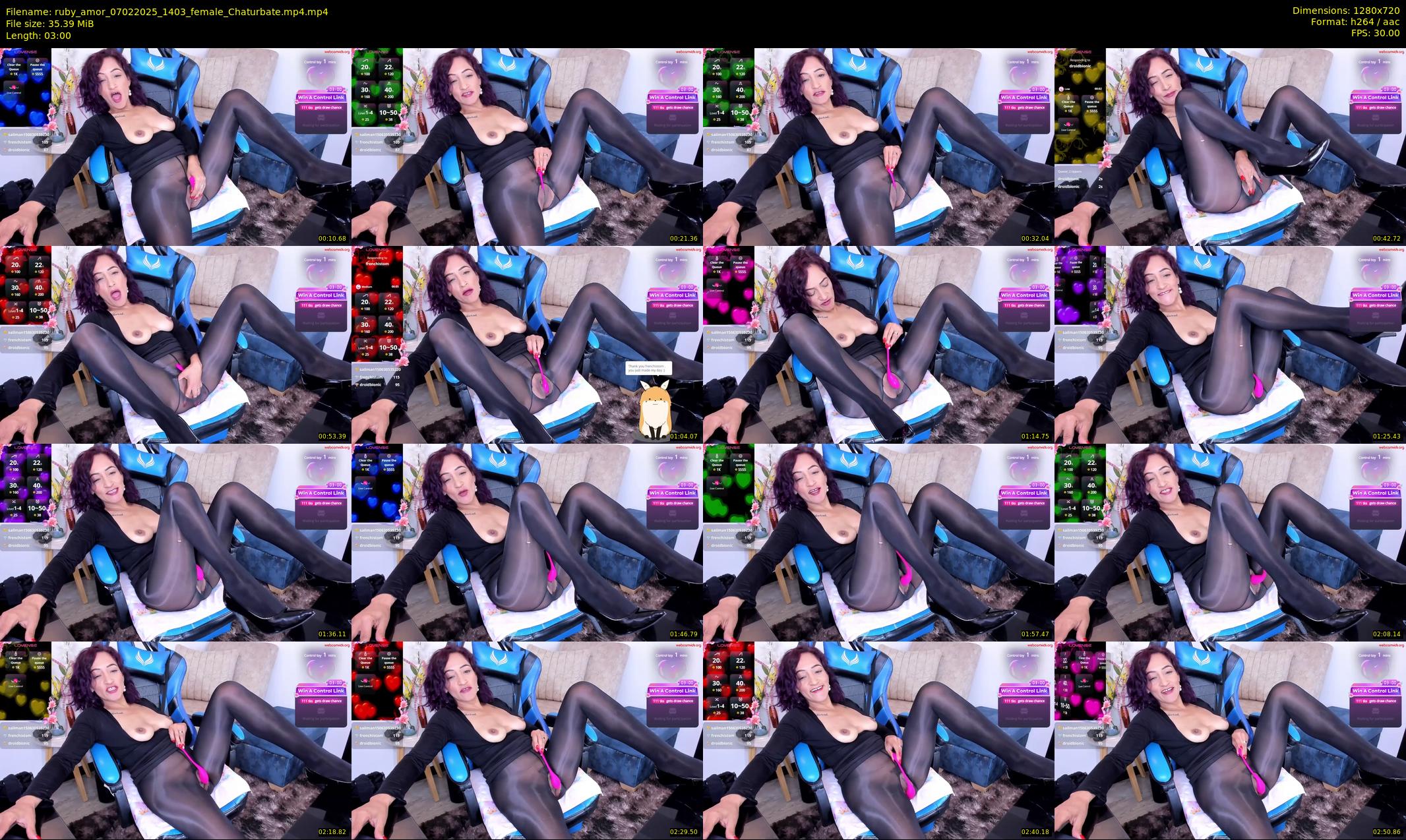 ruby_amor — Chaturbate Female stripcam clip, Feb 7, 2025
