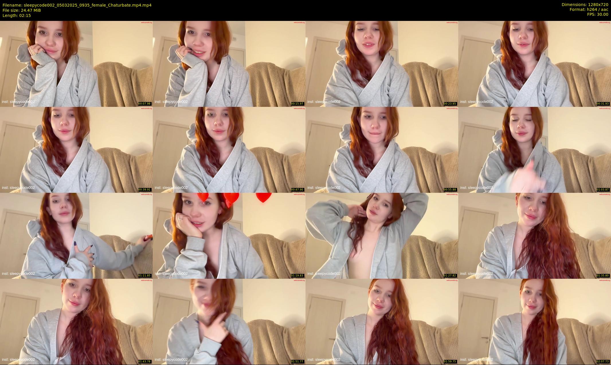 sleepycode002 — Chaturbate Female stripcam clip, Mar 5, 2025