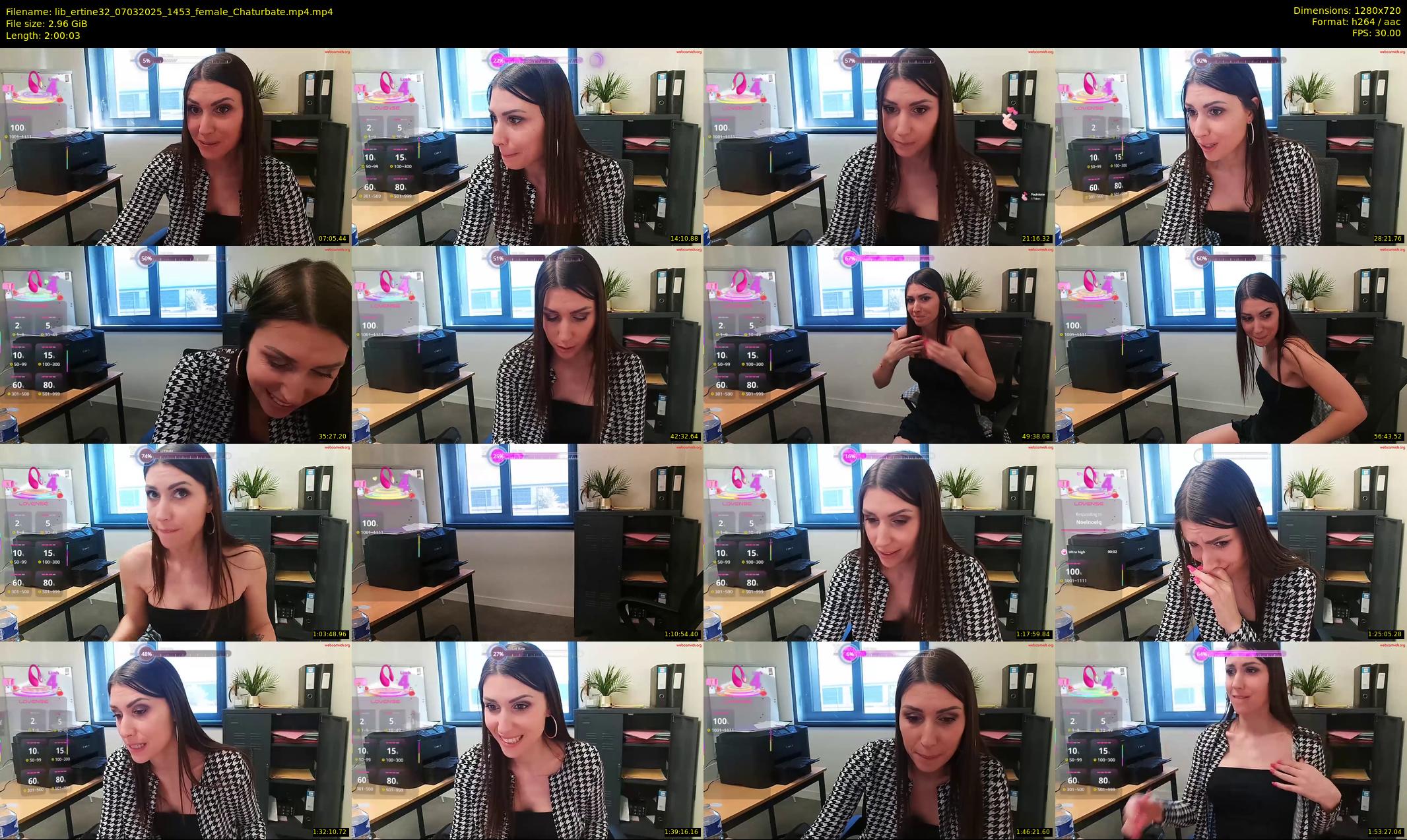 lib_ertine32 — Chaturbate Female stripcam clip, Mar 7, 2025