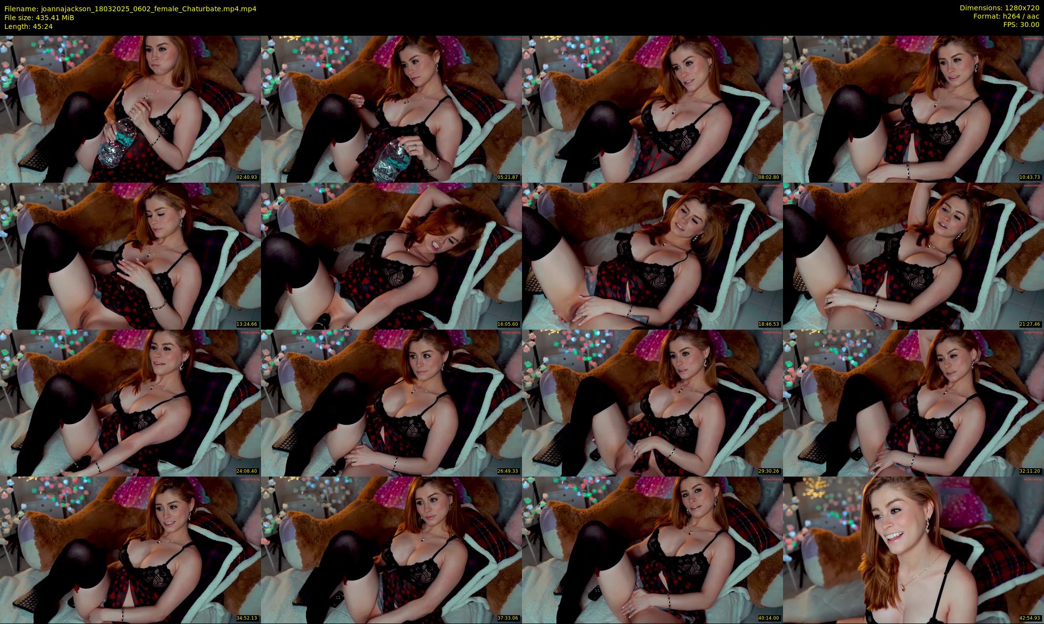 joannajackson — Chaturbate Female stripcam clip, Mar 18, 2025