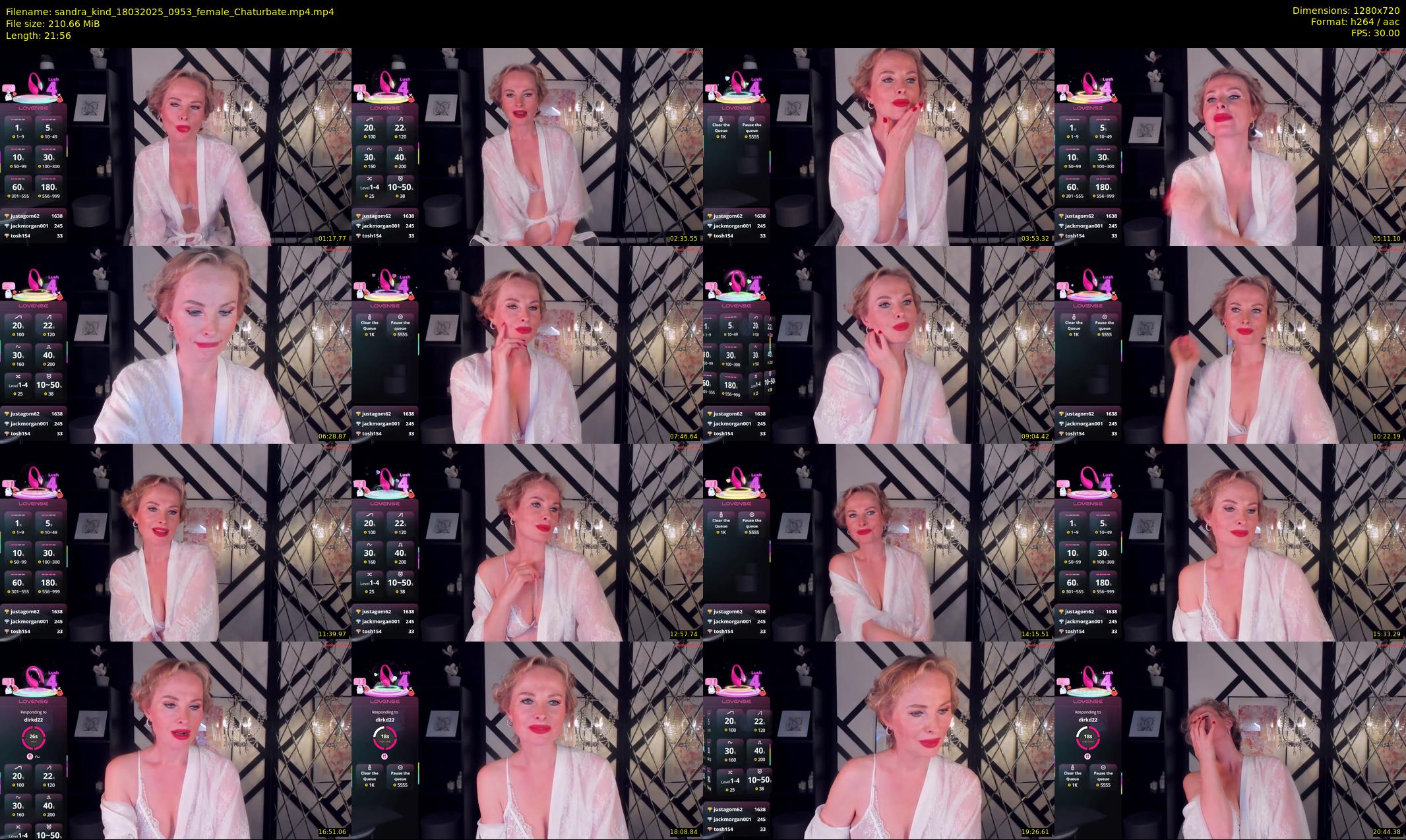 sandra_kind — Chaturbate Female stripcam clip, Mar 18, 2025