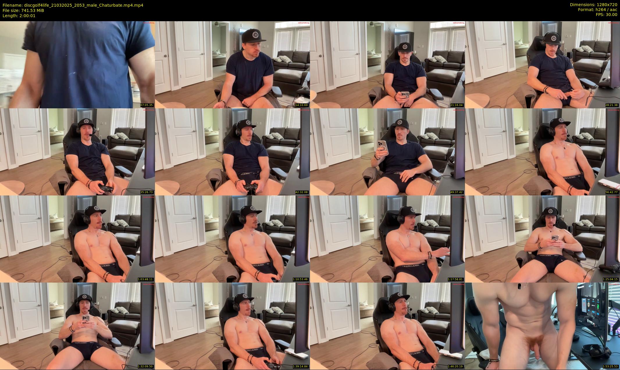 discgolf4life — Chaturbate Male stripcam clip, Mar 21, 2025
