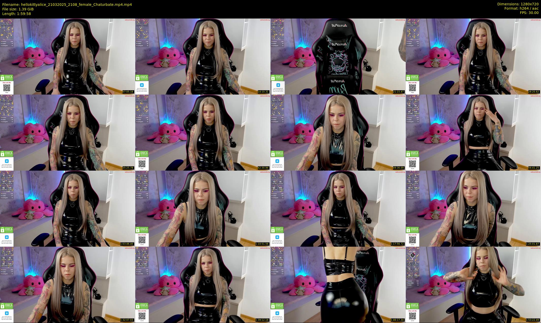 hellokittyalice — Chaturbate Female stripcam clip, Mar 21, 2025