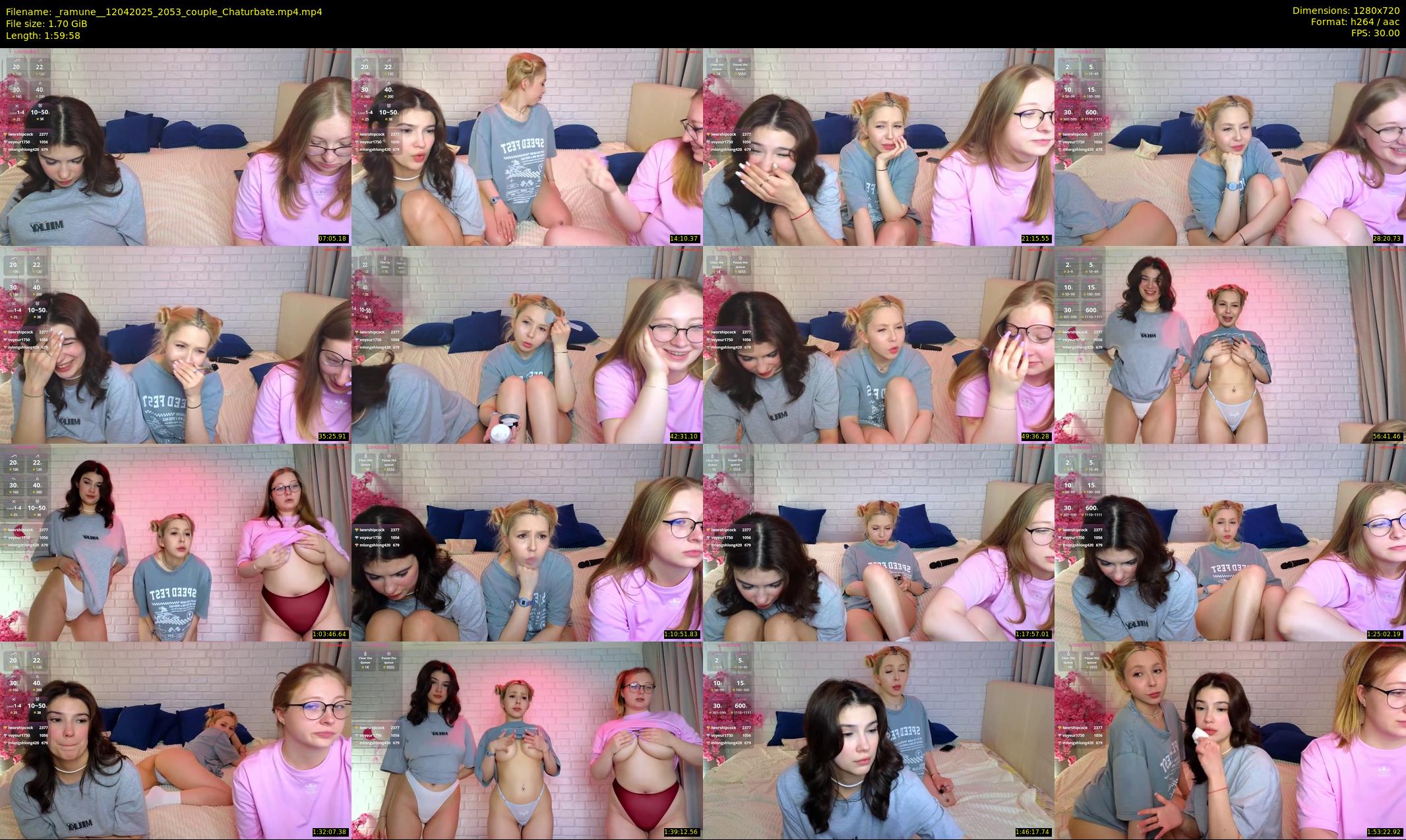 _ramune_ — Chaturbate Couple stripcam clip, Apr 12, 2025