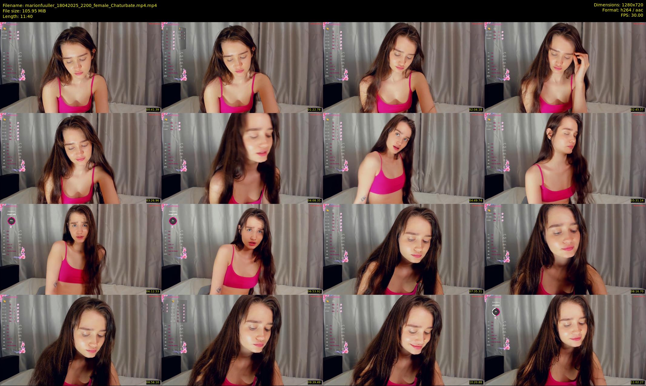 marionfuuller — Chaturbate Female stripcam clip, Apr 18, 2025