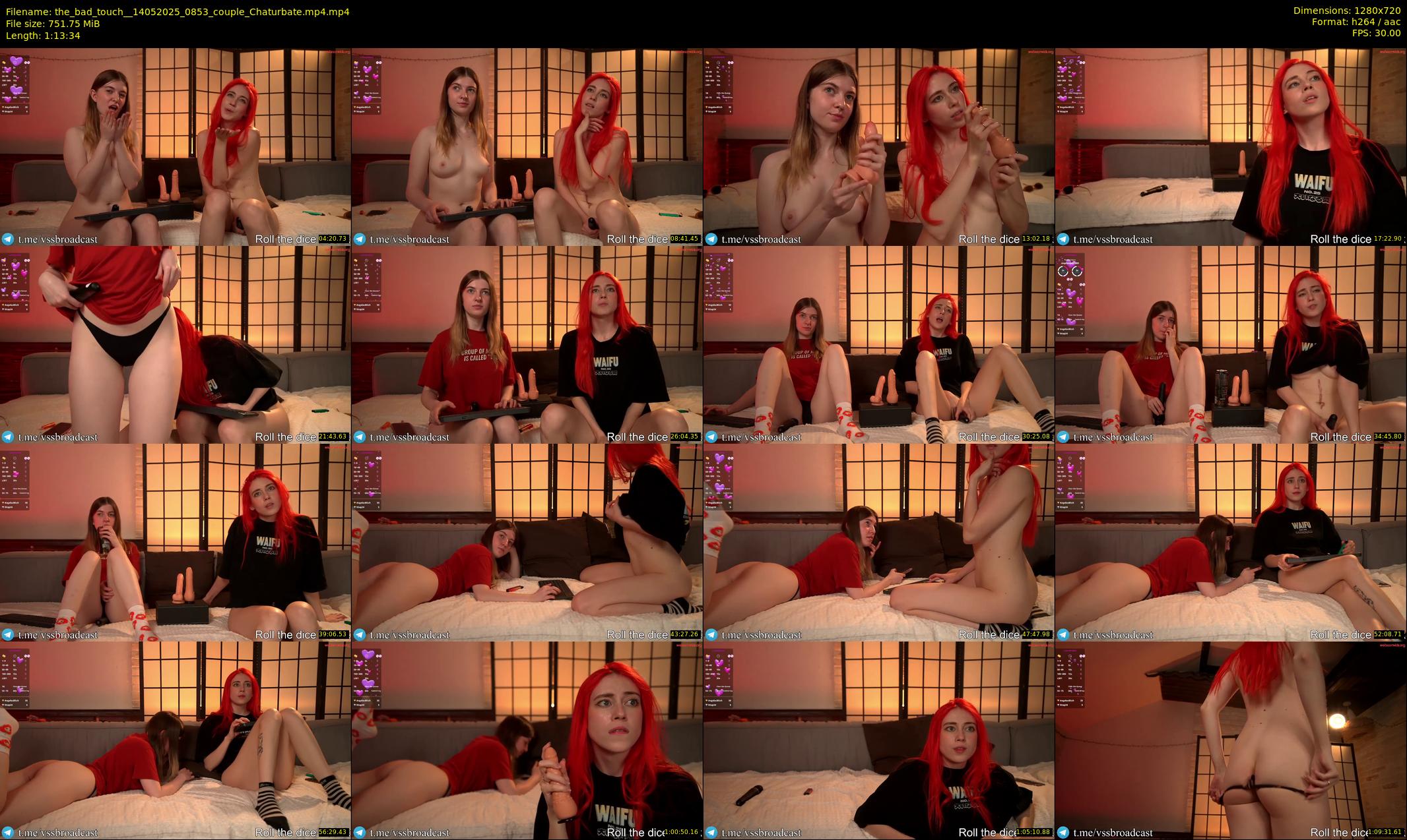 the_bad_touch_ — Chaturbate Couple stripcam clip, May 14, 2025