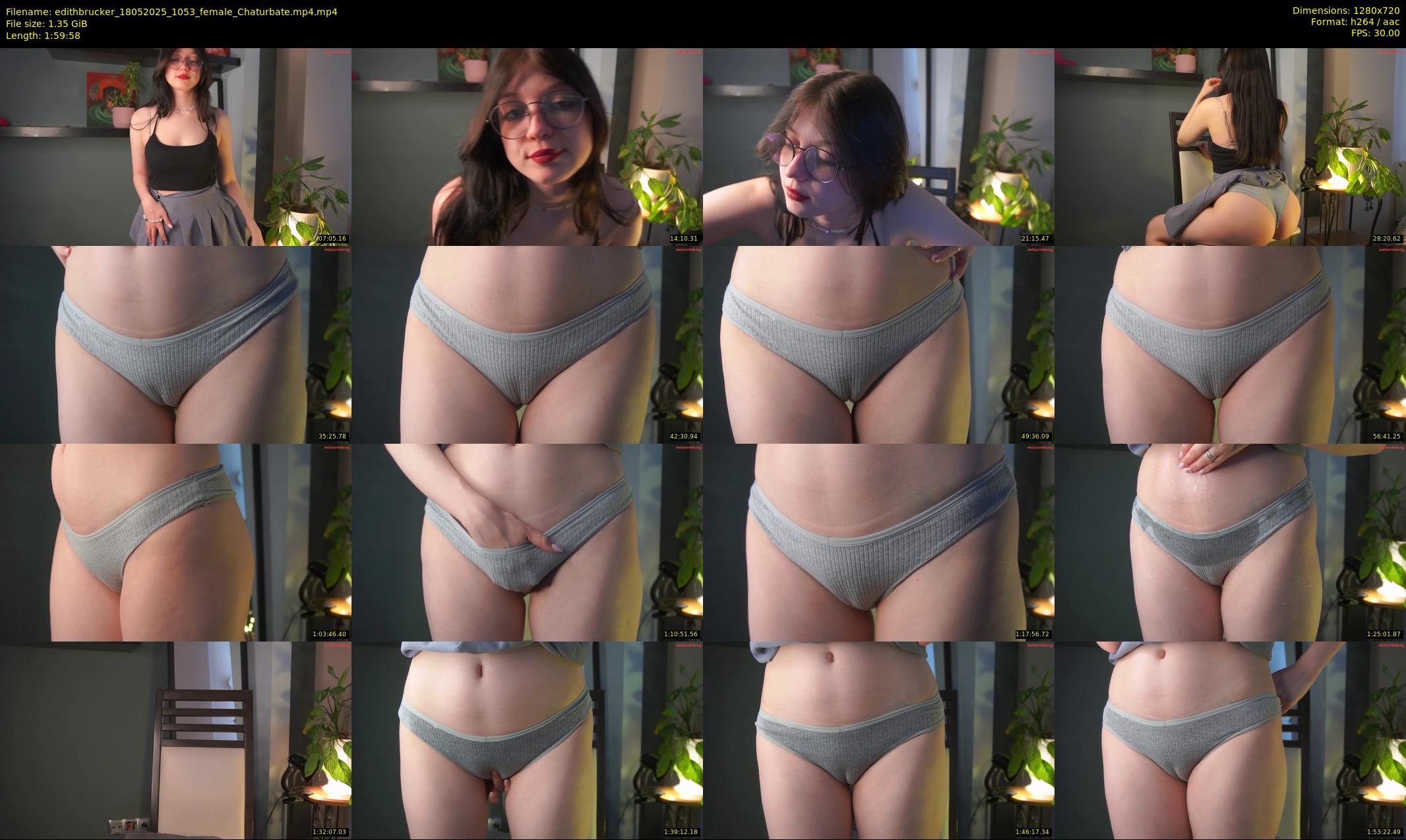 edithbrucker — Chaturbate Female stripcam clip, May 18, 2025