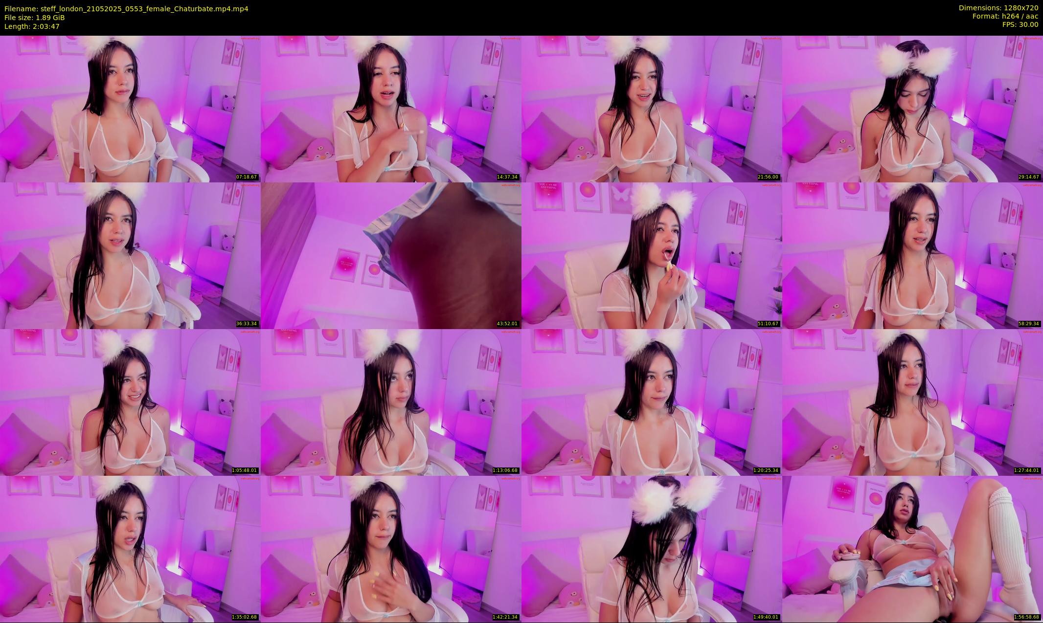 steff_london — Chaturbate Female stripcam clip, May 21, 2025