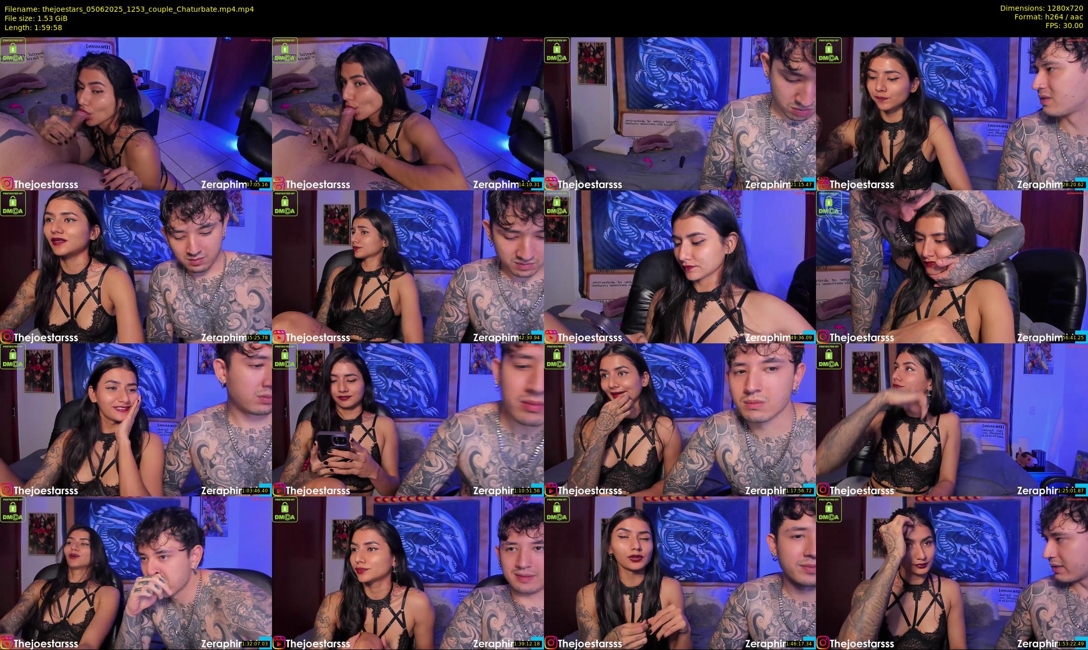 thejoestars — Chaturbate Couple stripcam clip, Jun 5, 2025