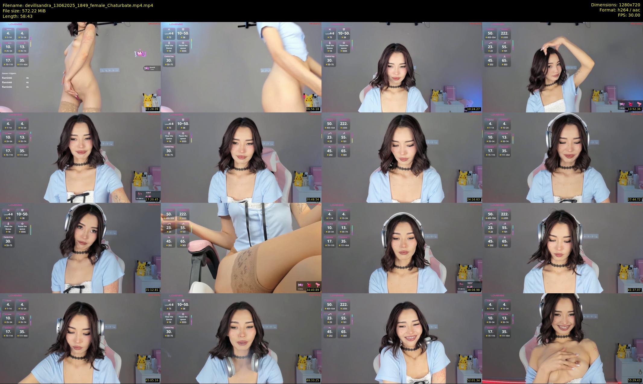 devillsandra — Chaturbate Female stripcam clip, Jun 13, 2025