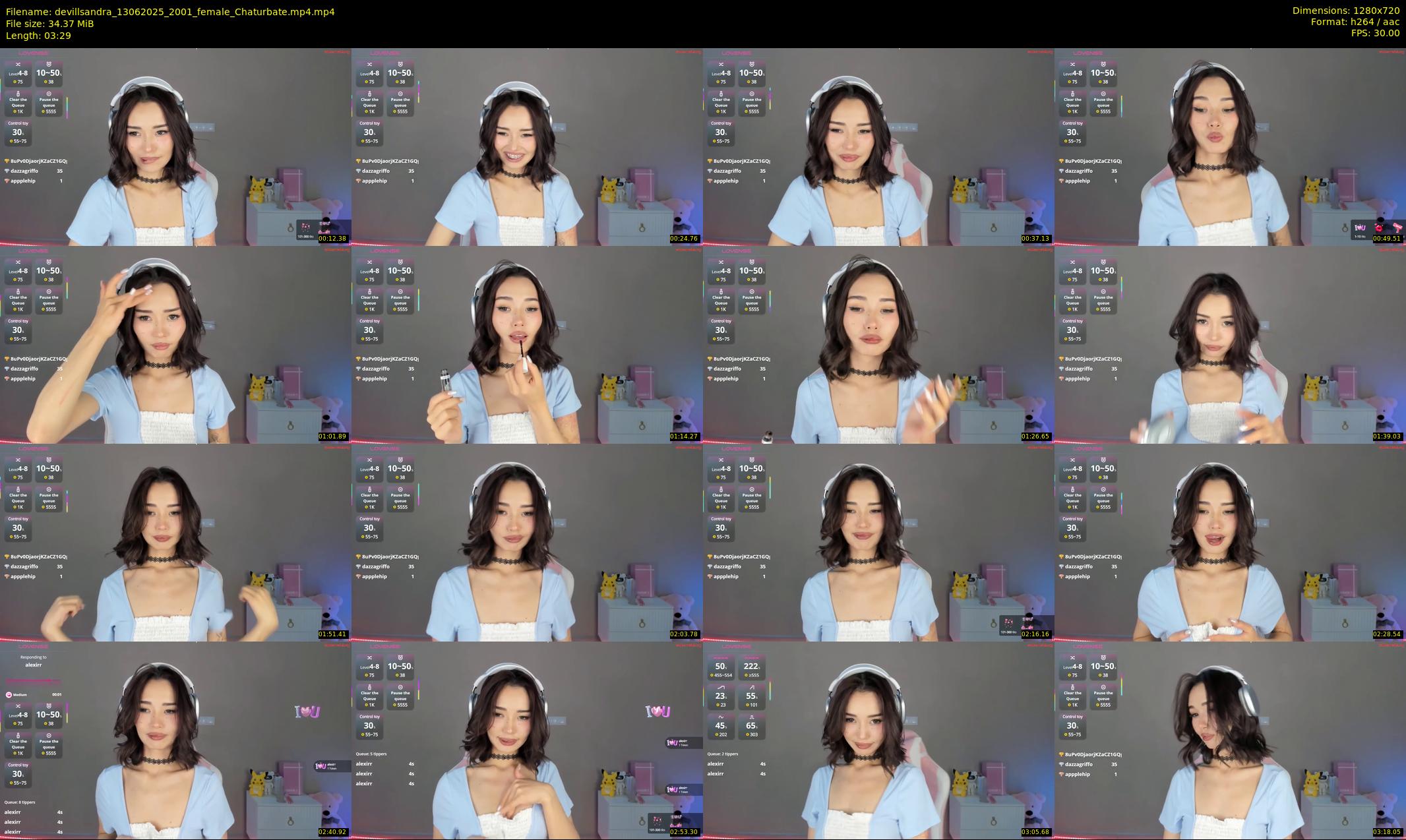 devillsandra — Chaturbate Female stripcam clip, Jun 13, 2025
