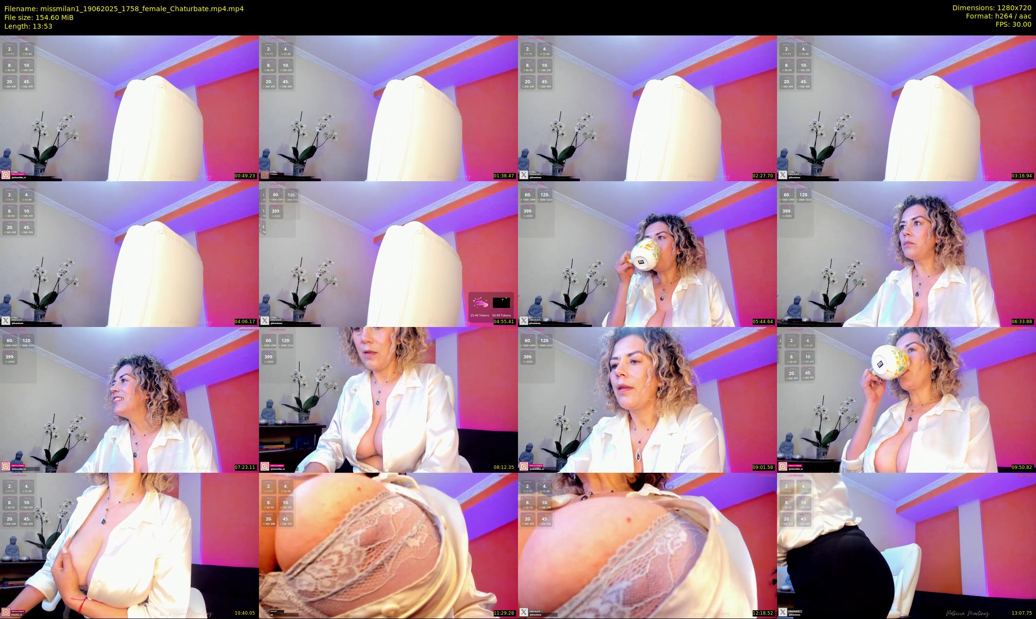 missmilan1 — Chaturbate Female stripcam clip, Jun 19, 2025