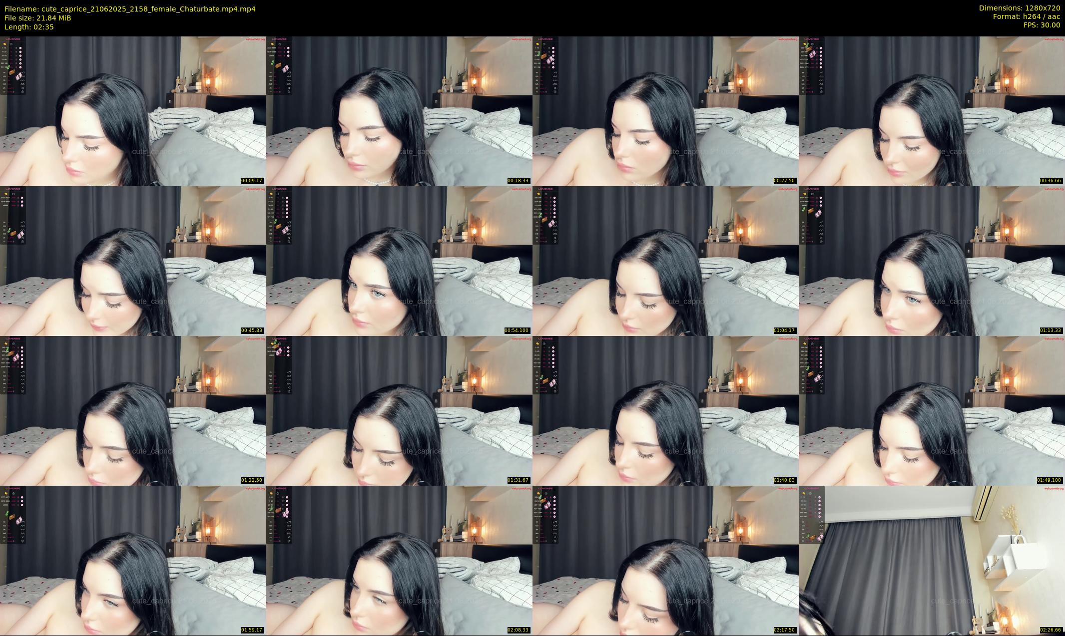 cute_caprice — Chaturbate Female stripcam clip, Jun 21, 2025