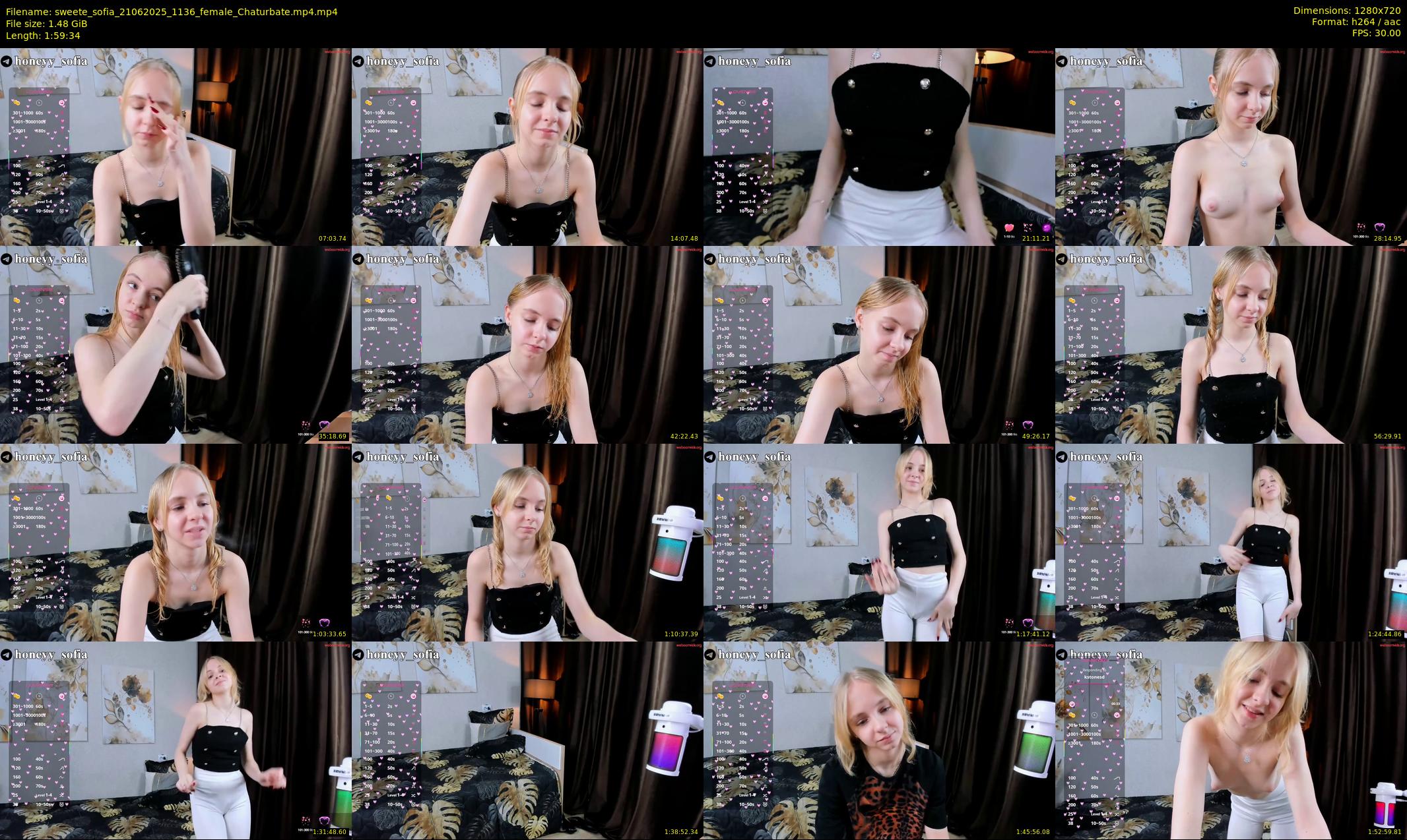 sweete_sofia — Chaturbate Female stripcam clip, Jun 21, 2025