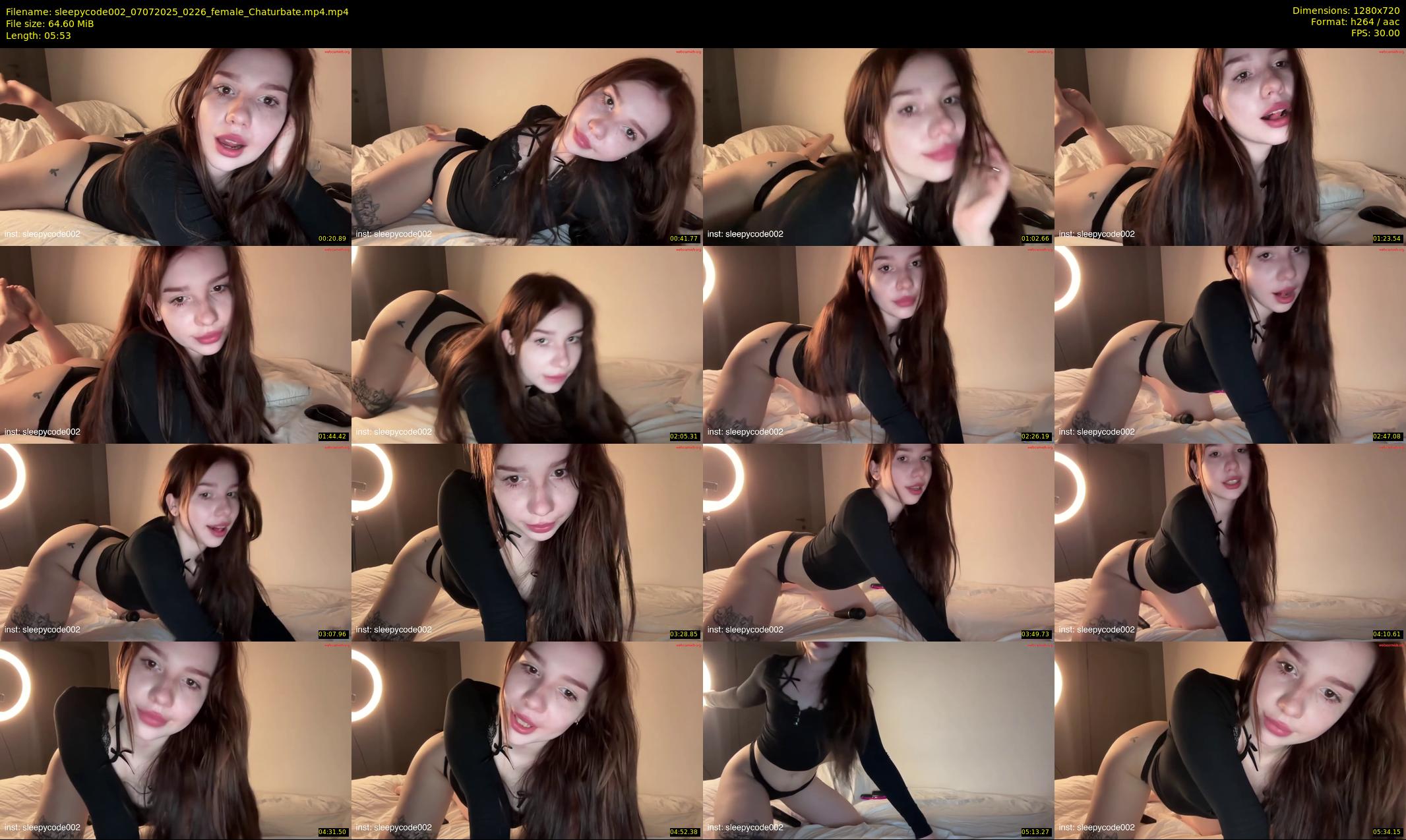 sleepycode002 — Chaturbate Female stripcam clip, Jul 6, 2025