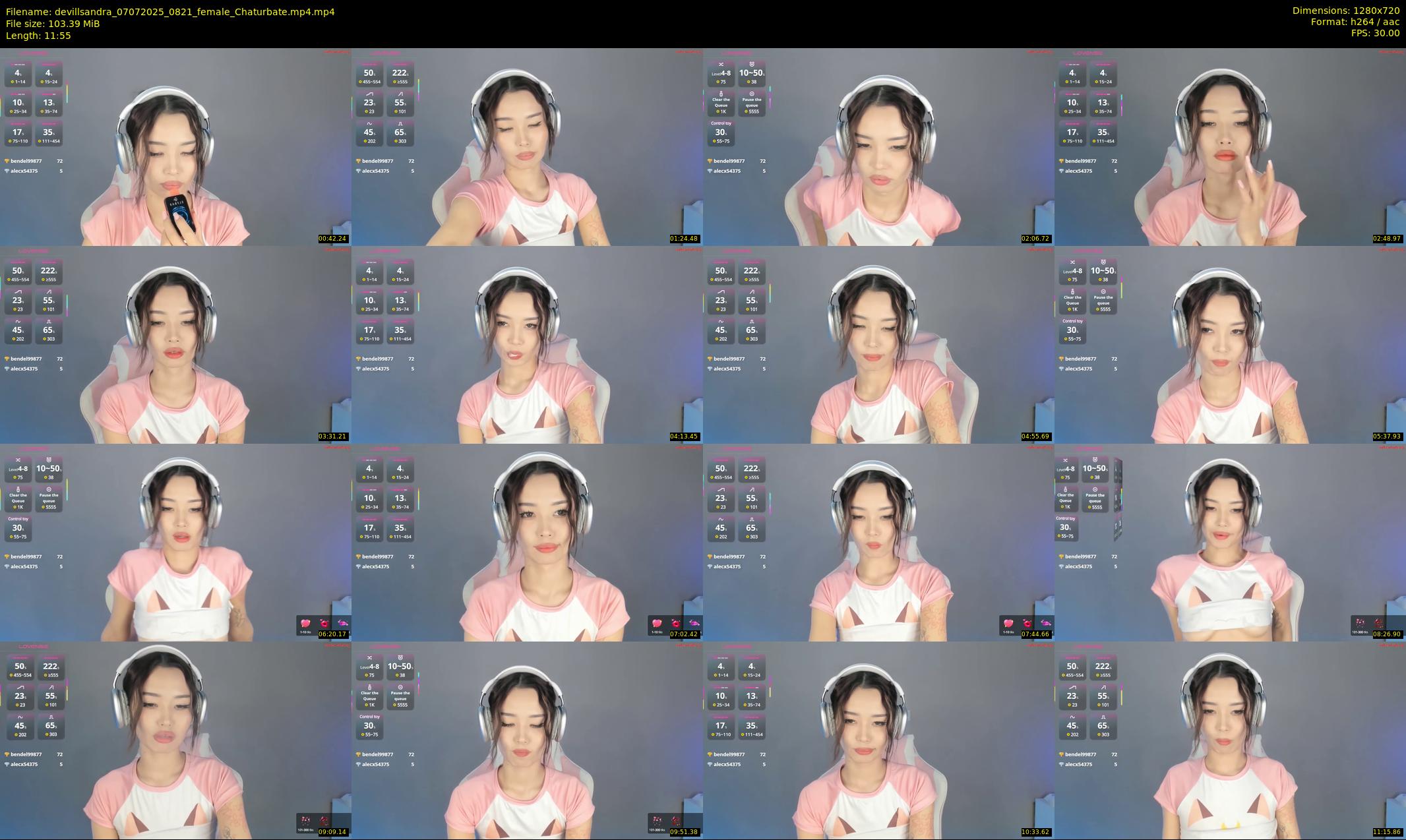 devillsandra — Chaturbate Female stripcam clip, Jul 7, 2025