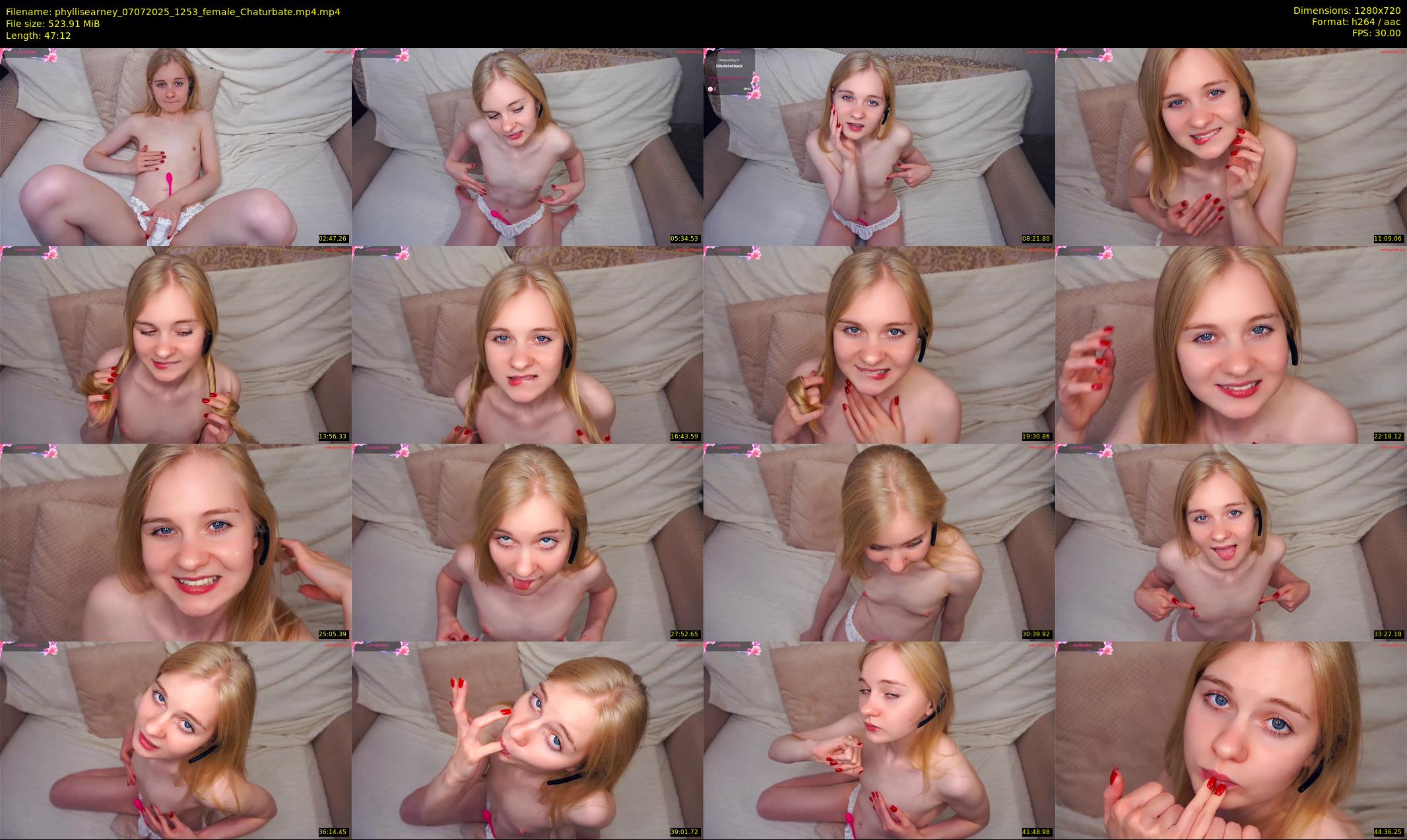 phyllisearney — Chaturbate Female stripcam clip, Jul 7, 2025