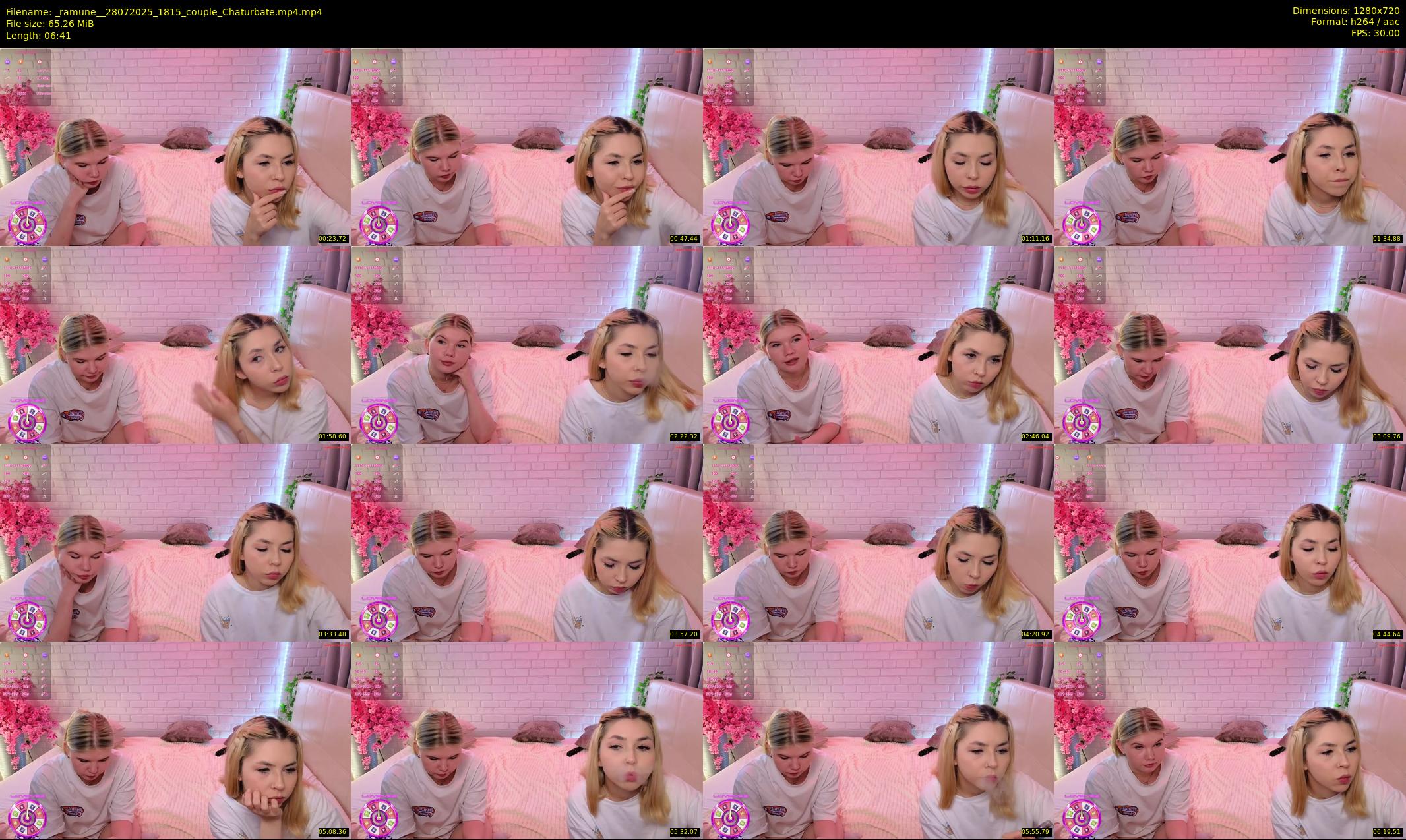 _ramune_ — Chaturbate Couple stripcam clip, Jul 28, 2025
