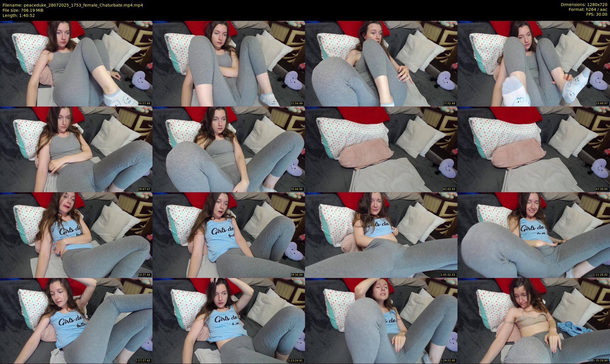 peaceduke — Chaturbate Female stripcam clip, Jul 28, 2025