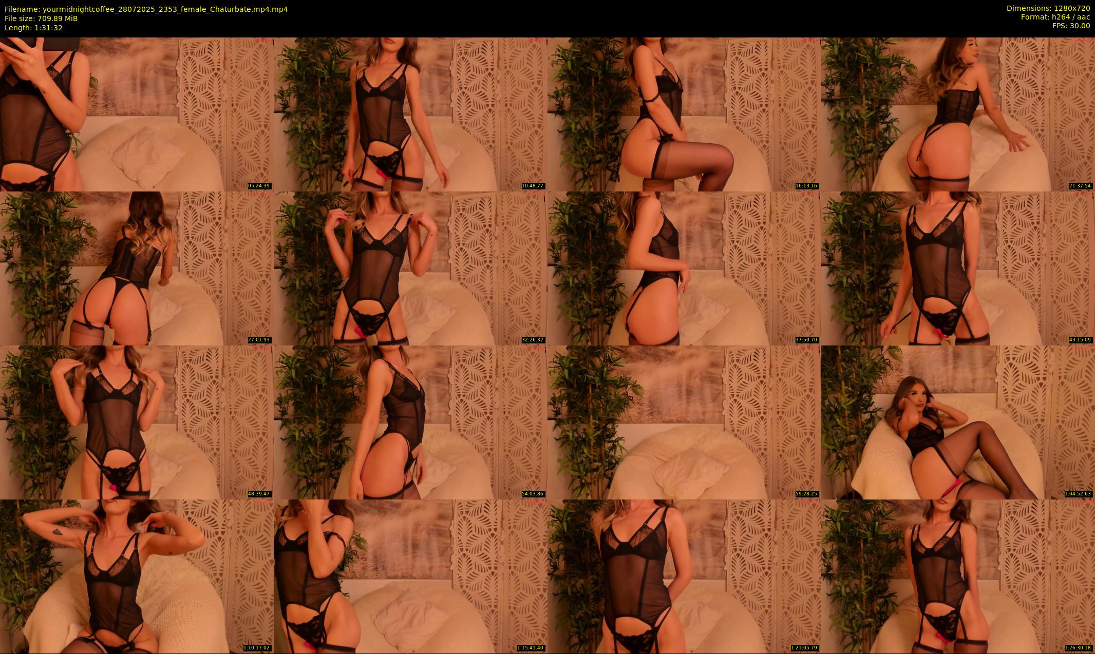 yourmidnightcoffee — Chaturbate Female stripcam clip, Jul 28, 2025