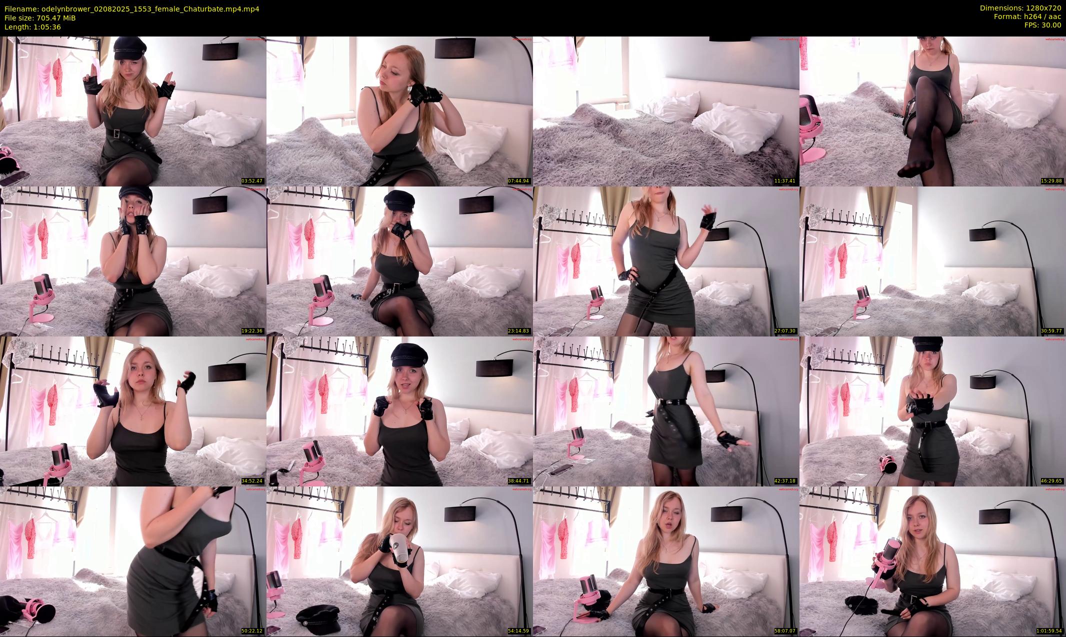 odelynbrower — Chaturbate Female stripcam clip, Aug 2, 2025