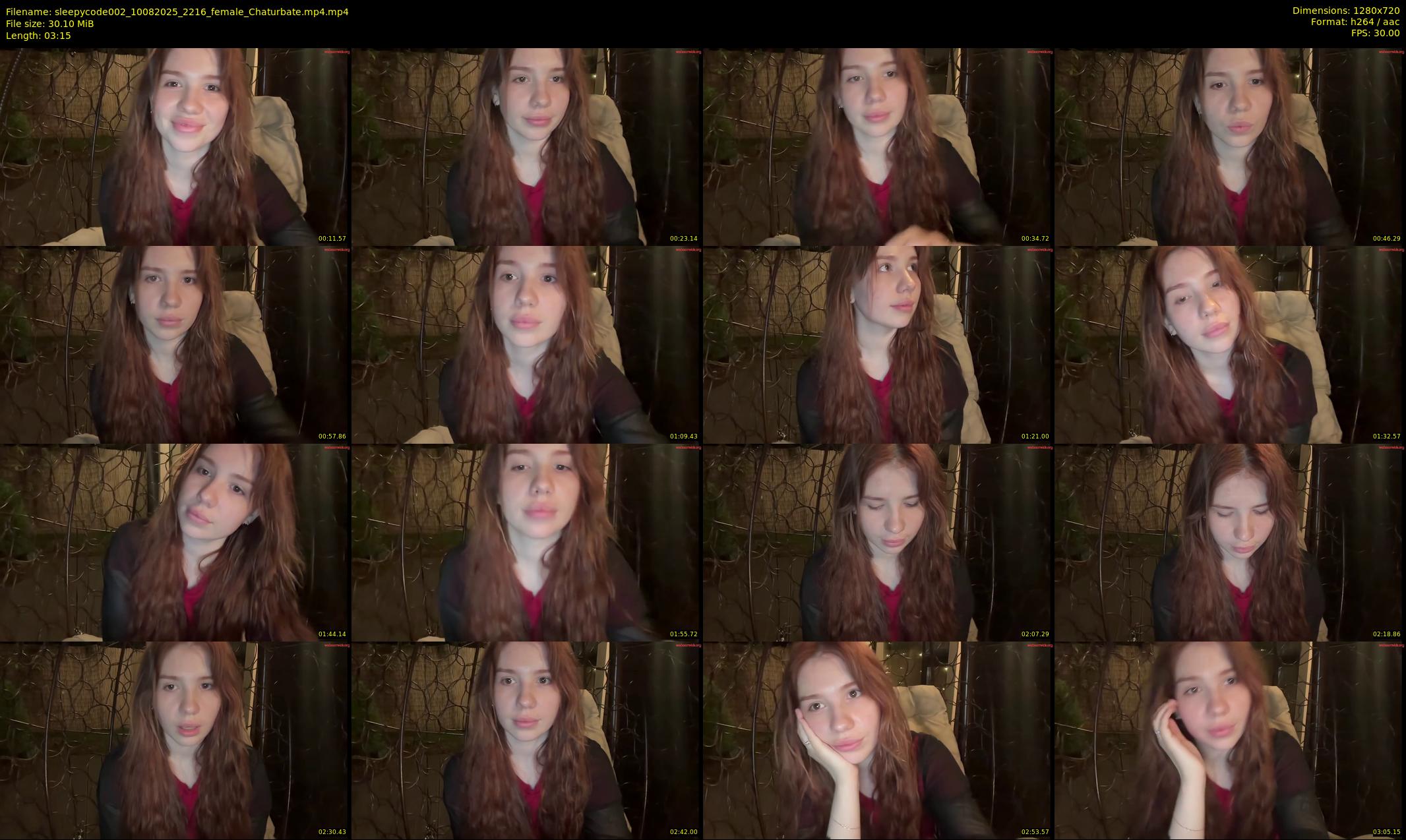 sleepycode002 — Chaturbate Female stripcam clip, Aug 10, 2025