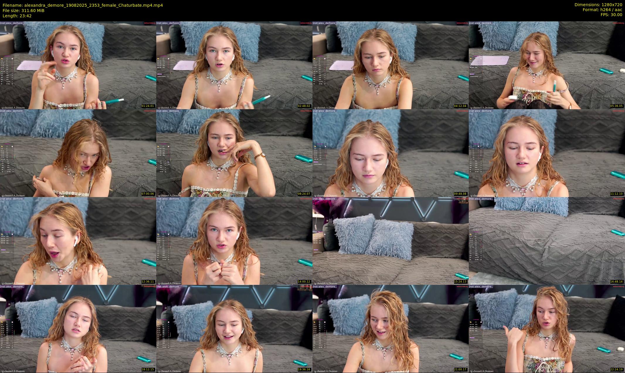 alexandra_demore — Chaturbate Female stripcam clip, Aug 19, 2025