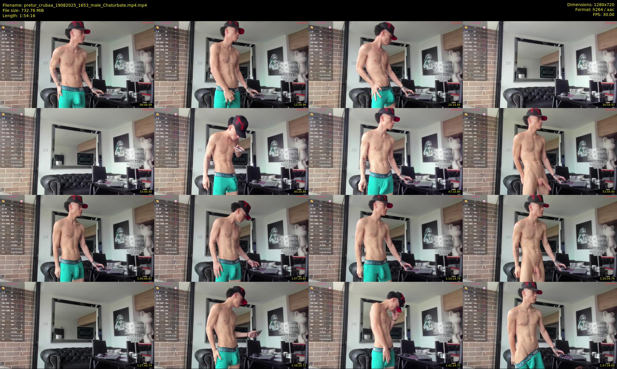 pretur_crubaa — Chaturbate Male stripcam clip, Aug 19, 2025