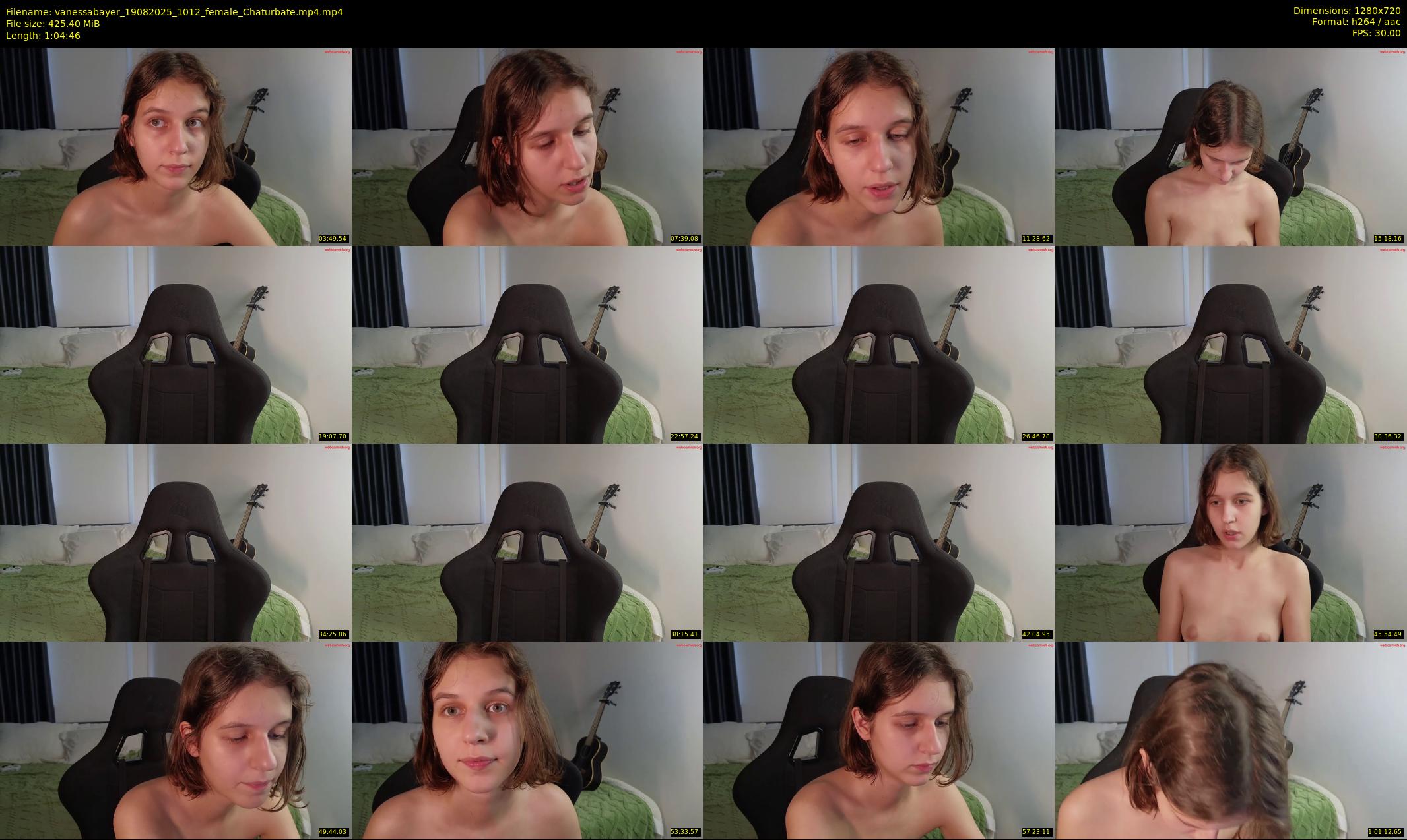 vanessabayer — Chaturbate Female stripcam clip, Aug 19, 2025