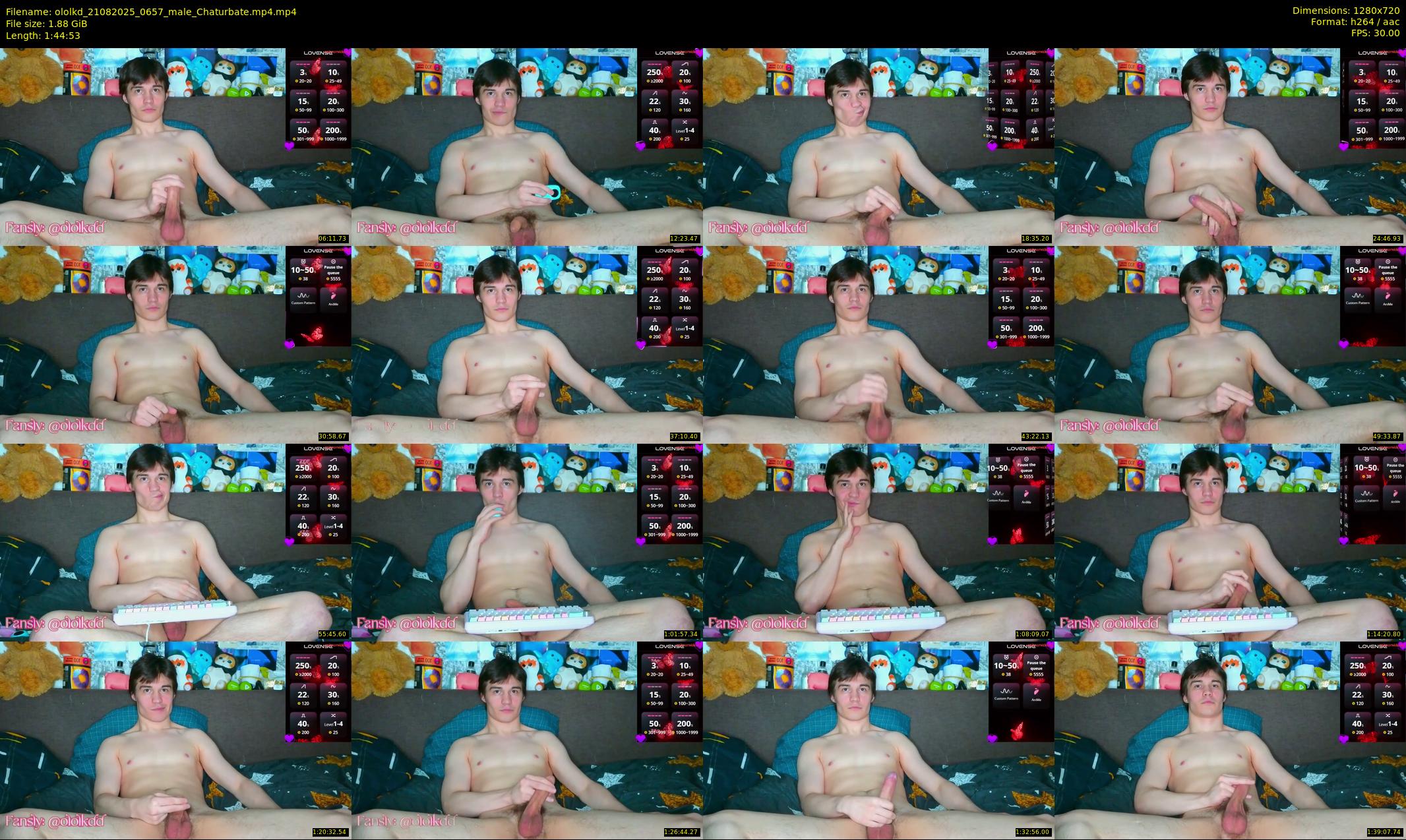 ololkd — Chaturbate Male stripcam clip, Aug 21, 2025