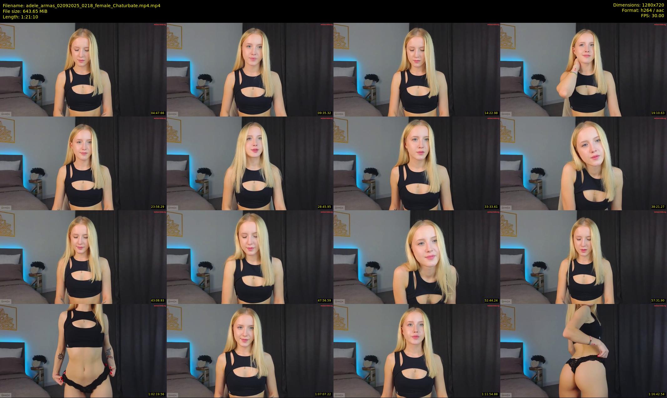 adele_armas — Chaturbate Female stripcam clip, Sep 1, 2025