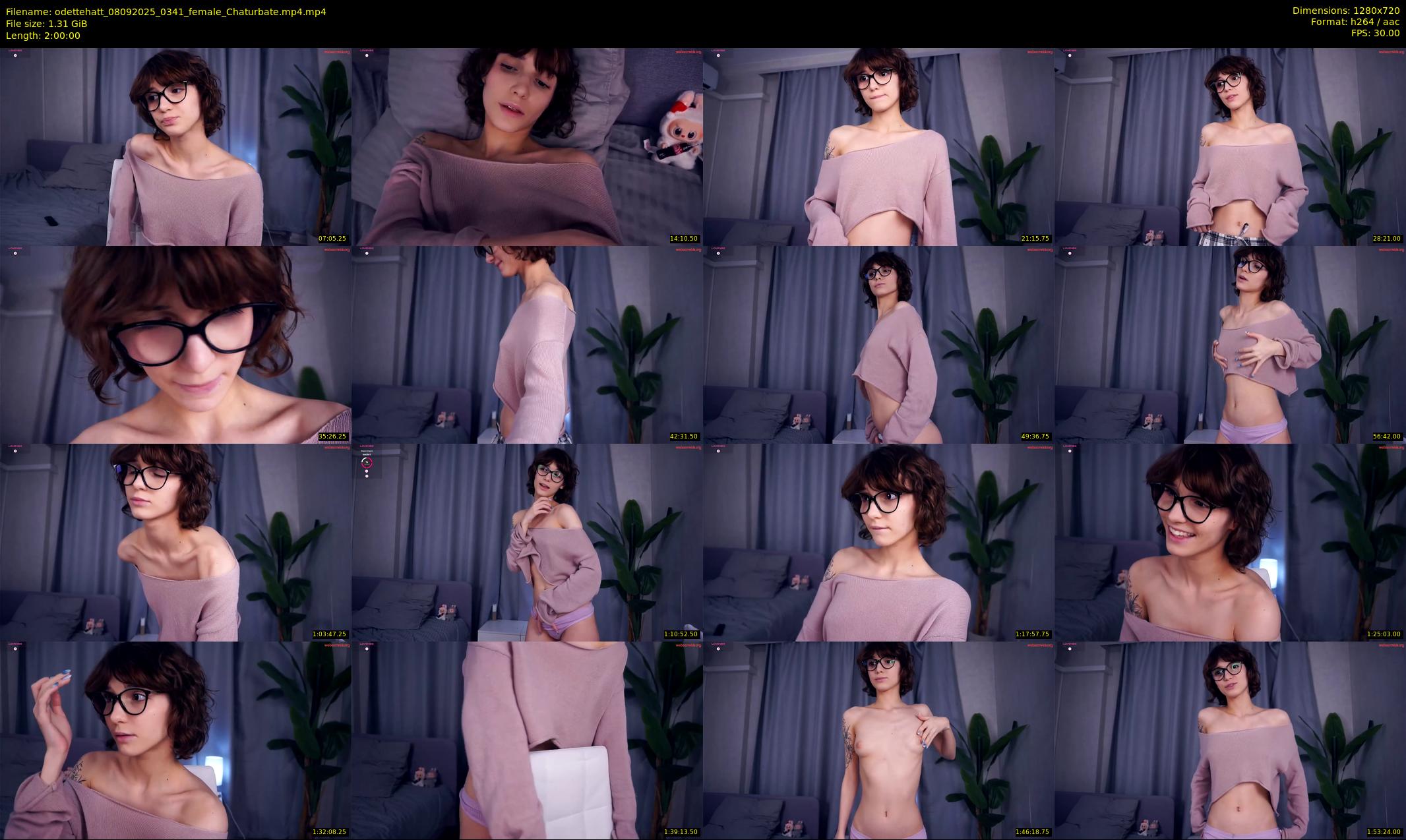 odettehatt — Chaturbate Female stripcam clip, Sep 7, 2025