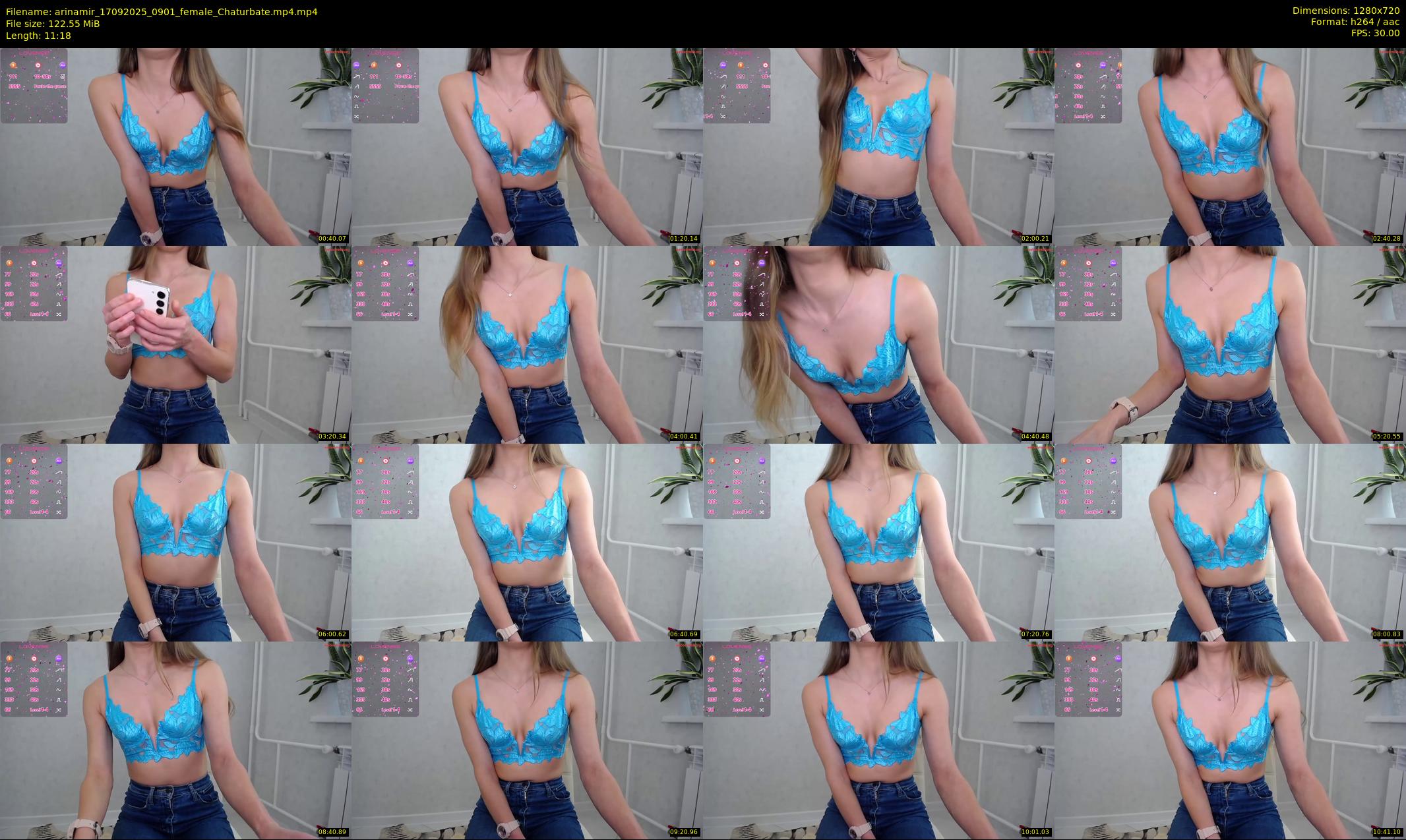 arinamir — Chaturbate Female stripcam clip, Sep 17, 2025