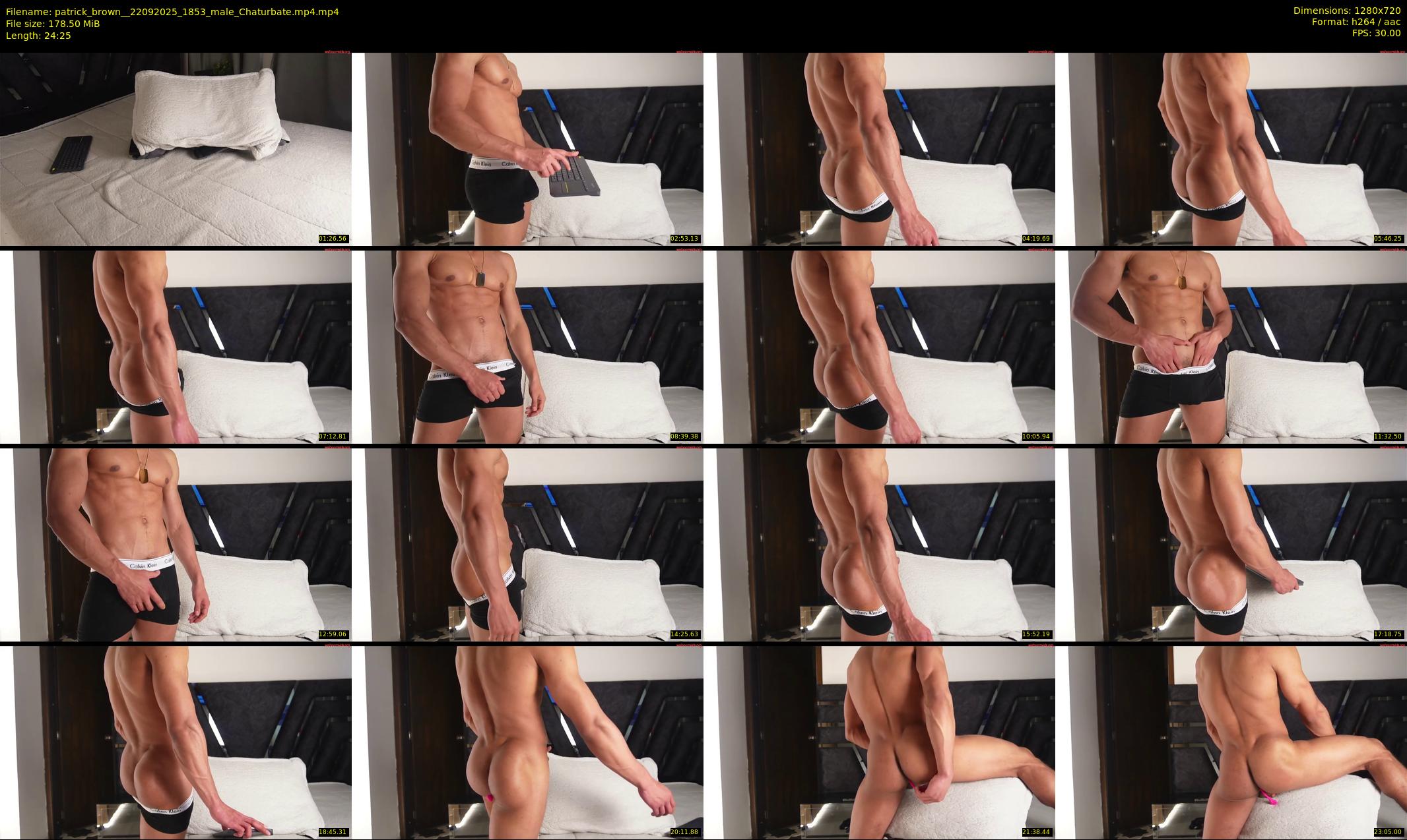 patrick_brown_ — Chaturbate Male stripcam clip, Sep 22, 2025