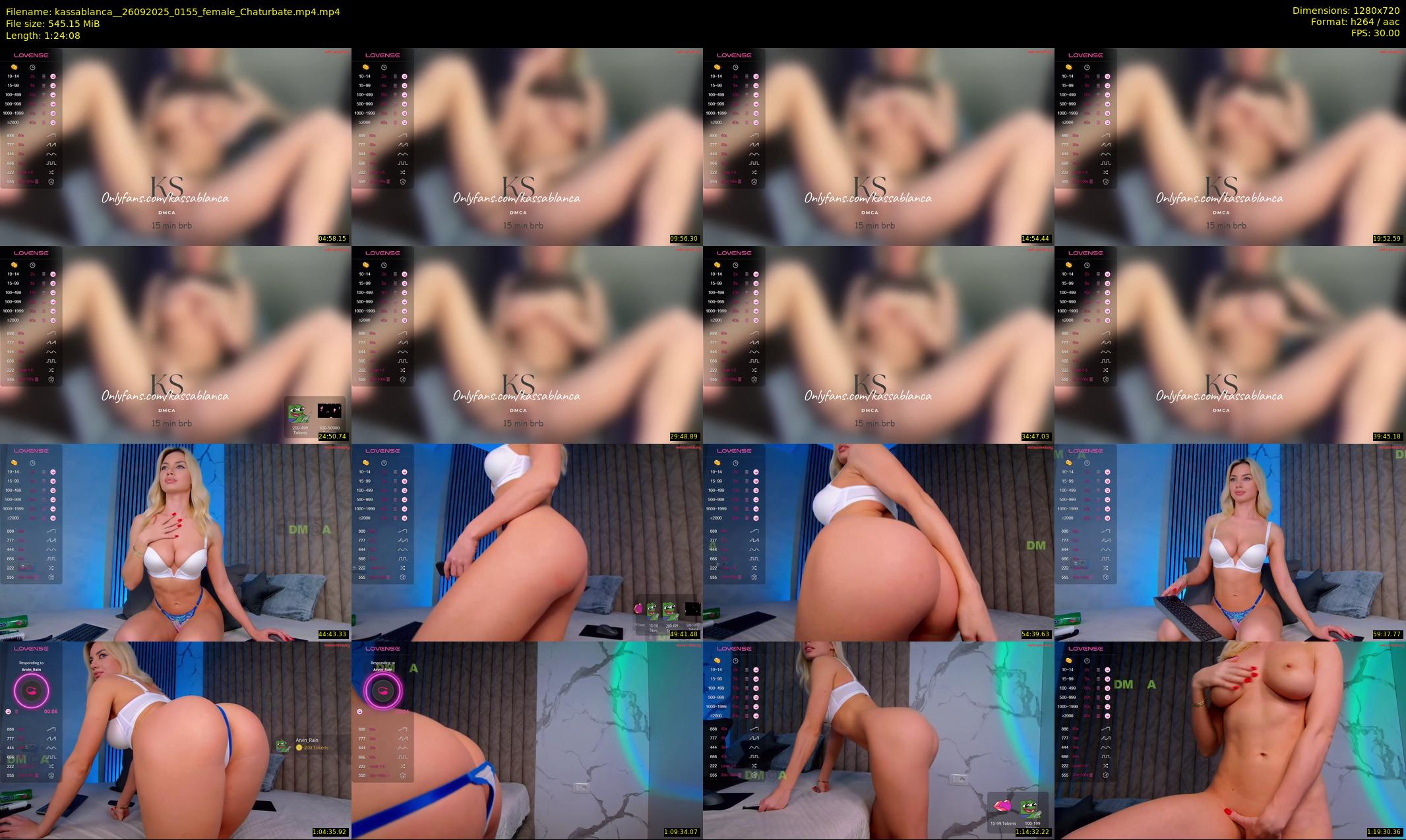 kassablanca_ — Chaturbate Female stripcam clip, Sep 25, 2025