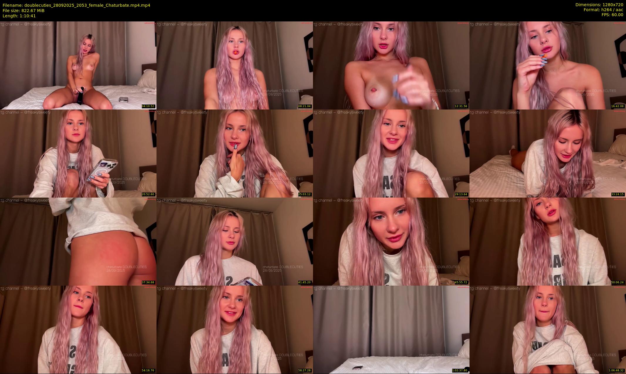 doublecuties — Chaturbate Couple stripcam clip, Sep 28, 2025