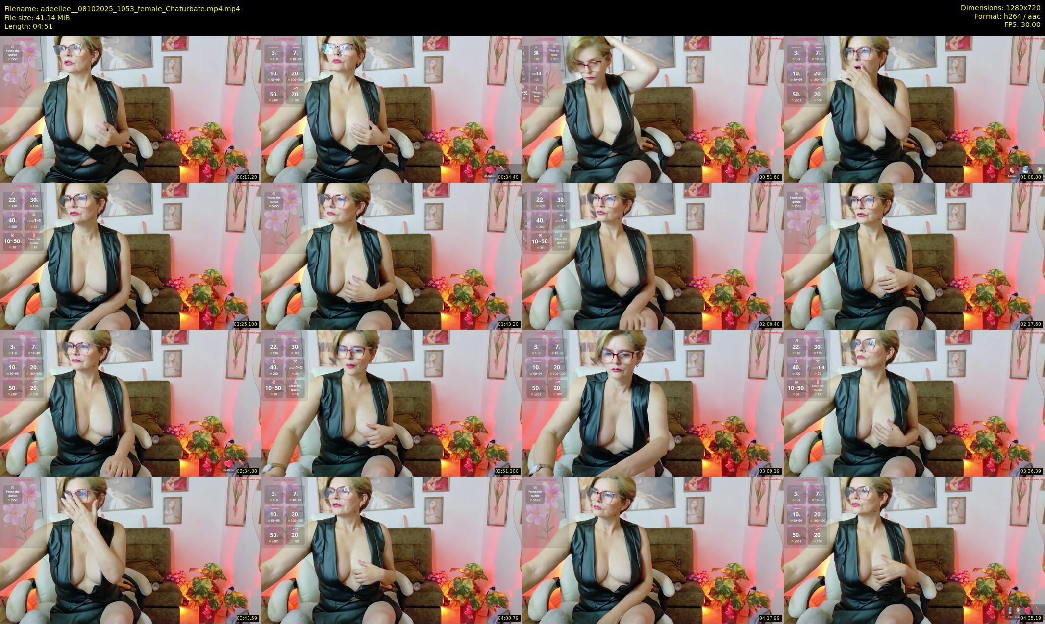 adeellee_ — Chaturbate Female stripcam clip, Oct 8, 2025