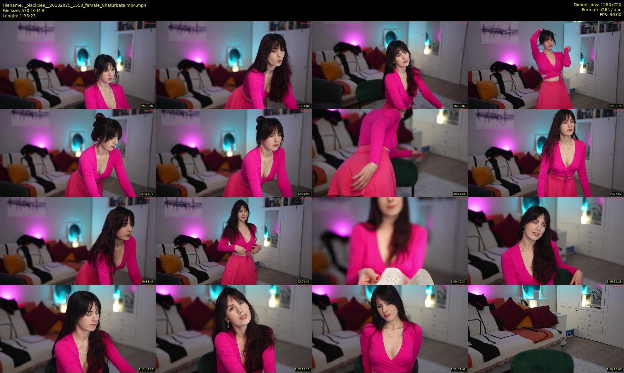 _blackbee_ — Chaturbate Female stripcam clip, Oct 20, 2025