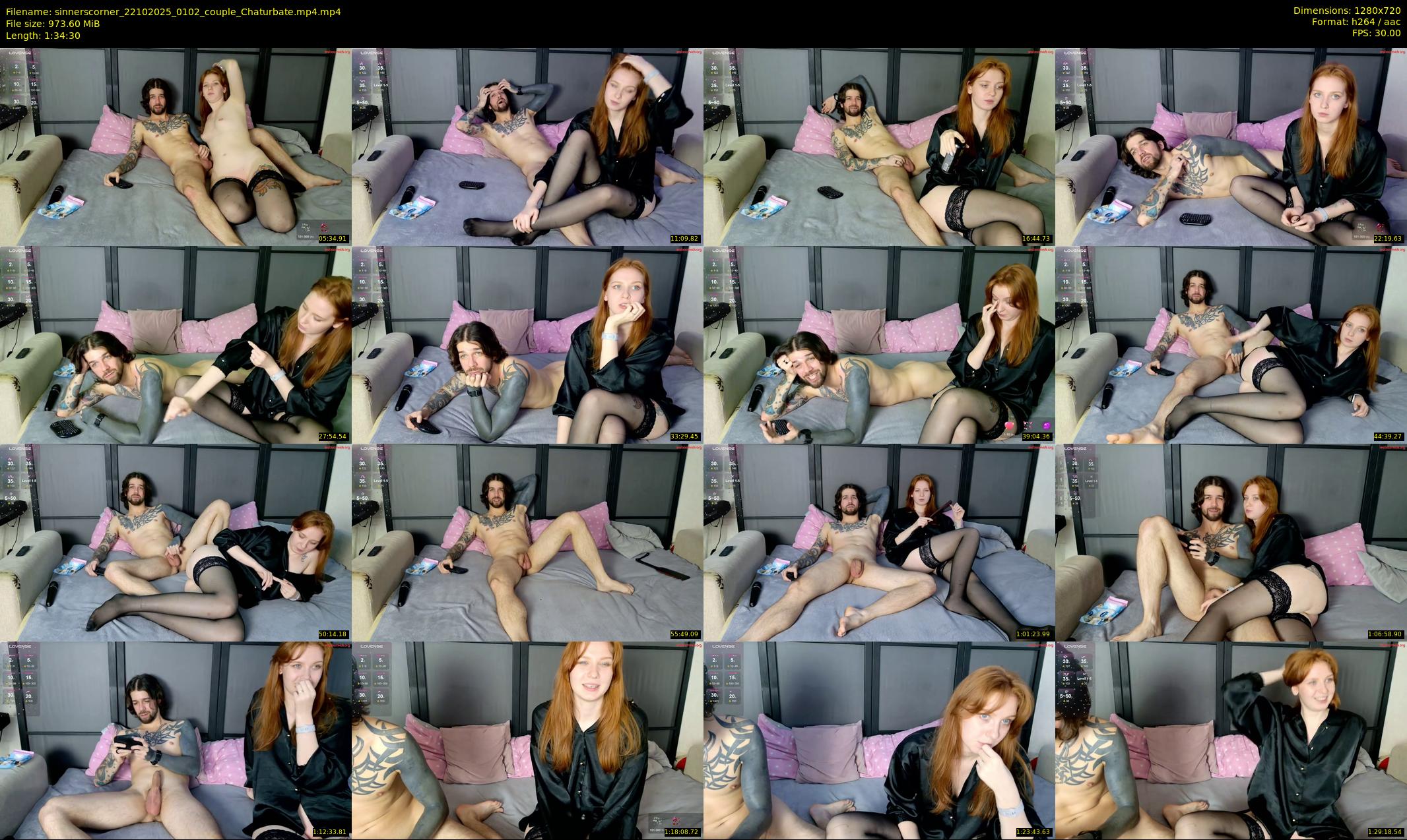 sinnerscorner — Chaturbate Couple stripcam clip, Oct 21, 2025