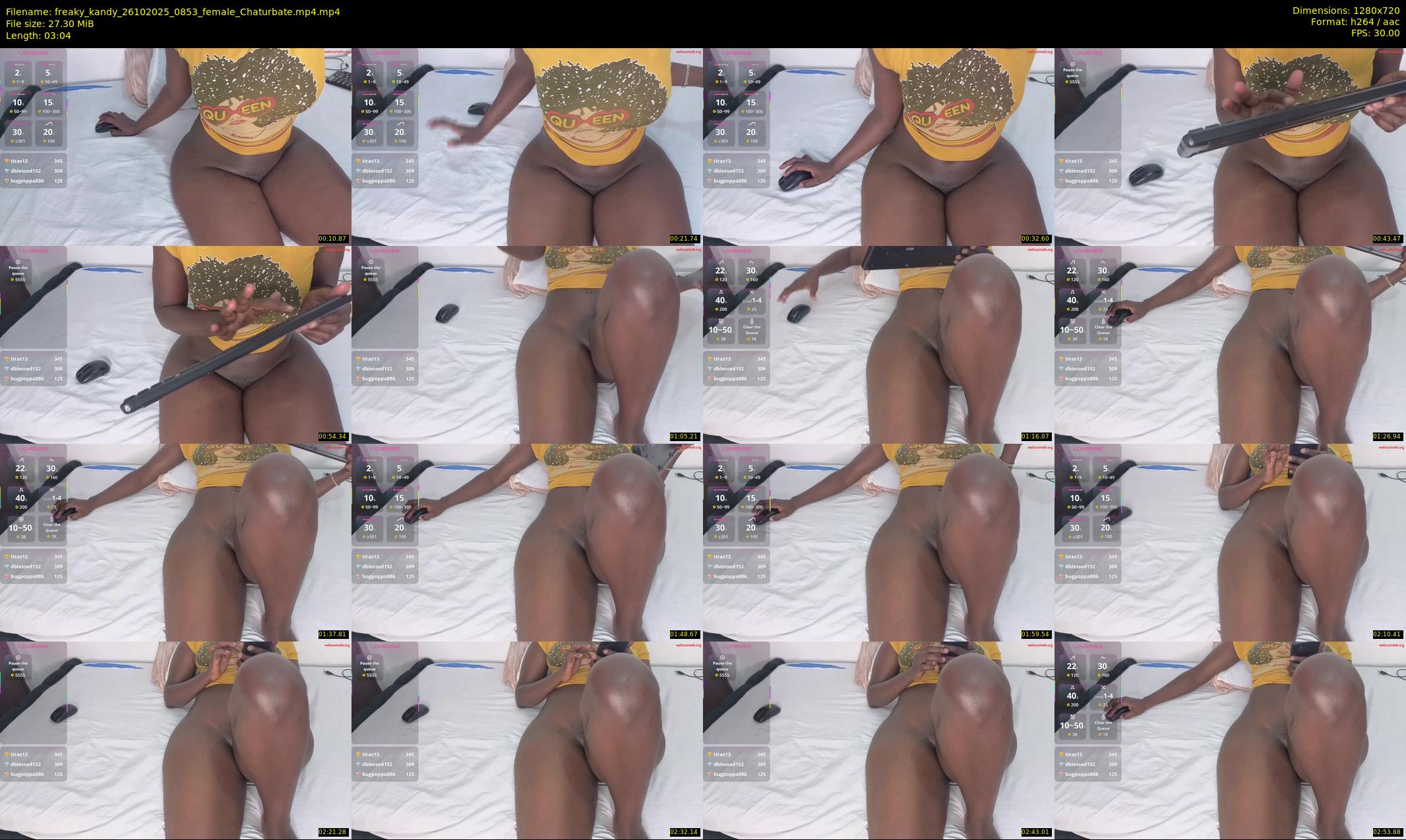 freaky_kandy — Chaturbate Female stripcam clip, Oct 26, 2025