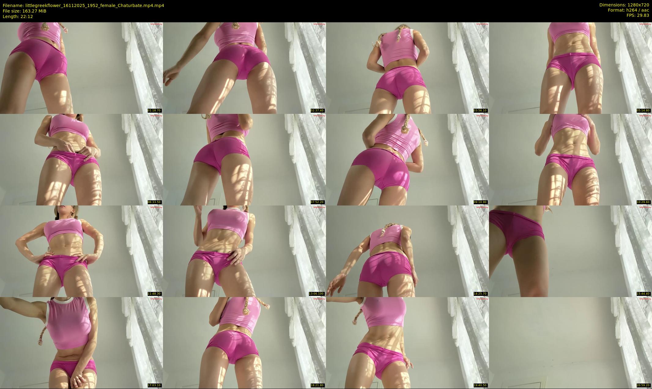 littlegreekflower — Chaturbate Female stripcam clip, Nov 16, 2025