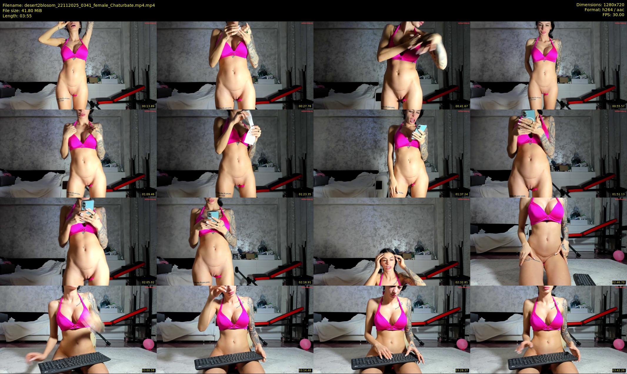 desert2blosom — Chaturbate Female stripcam clip, Nov 21, 2025