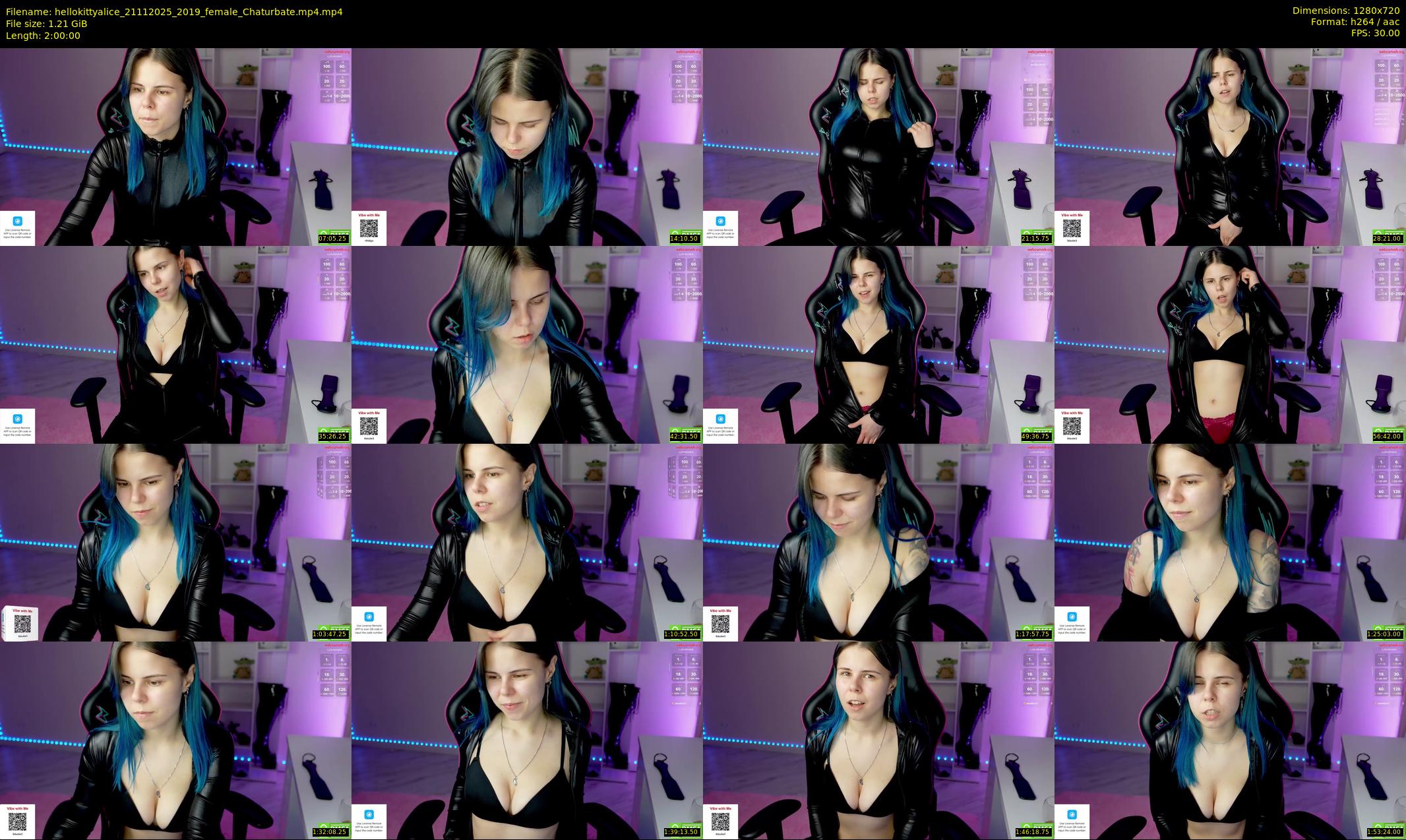 hellokittyalice — Chaturbate Female stripcam clip, Nov 21, 2025
