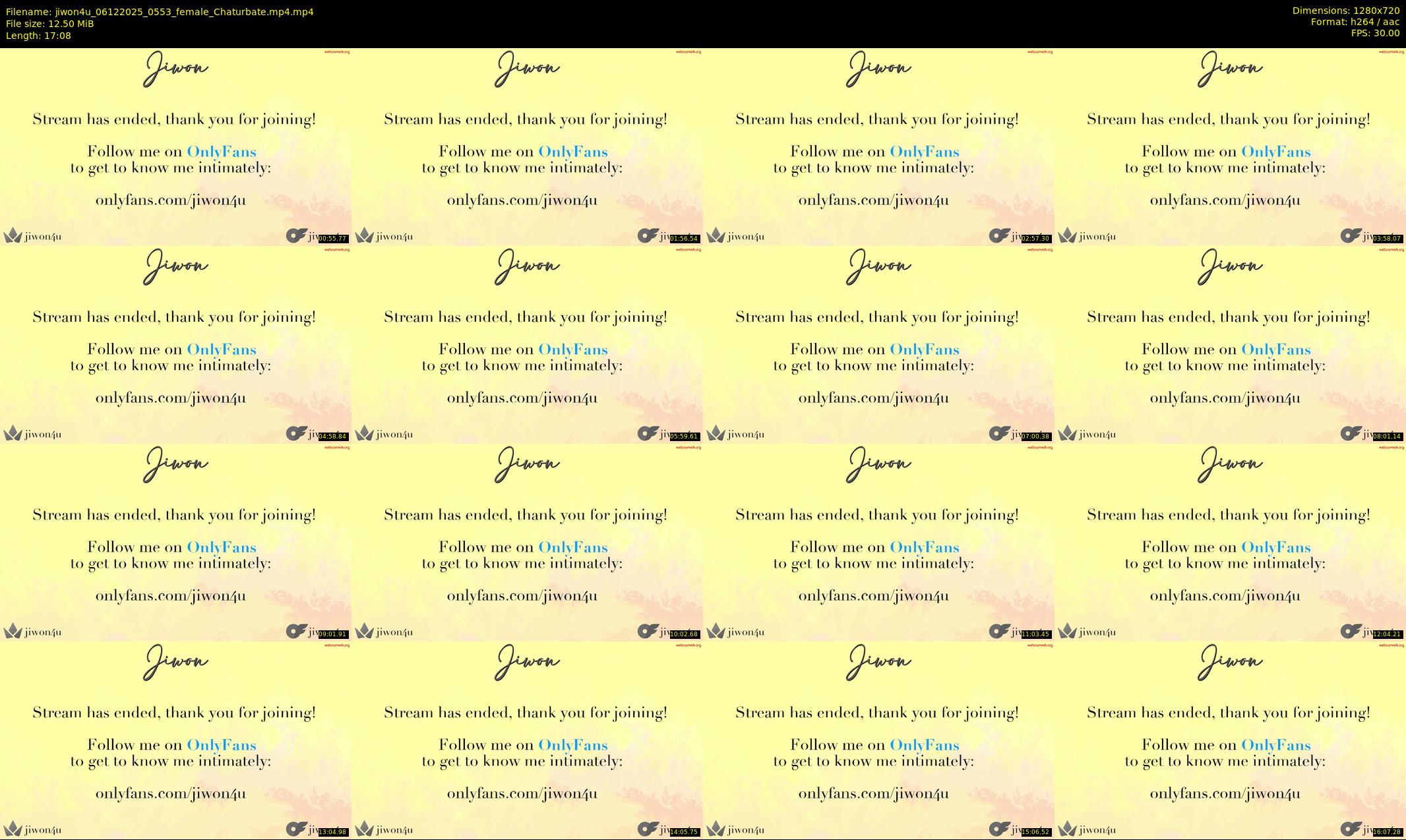 jiwon4u — Chaturbate Female stripcam clip, Dec 5, 2025