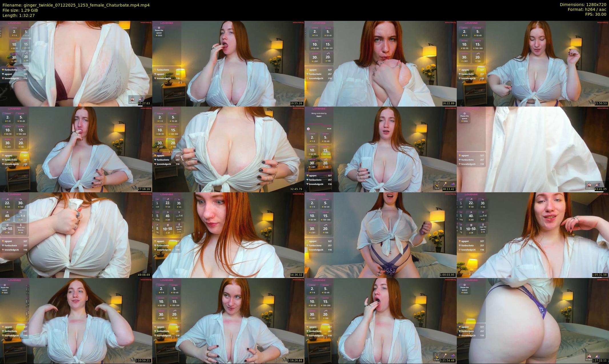 ginger_twinkle — Chaturbate Female stripcam clip, Dec 7, 2025