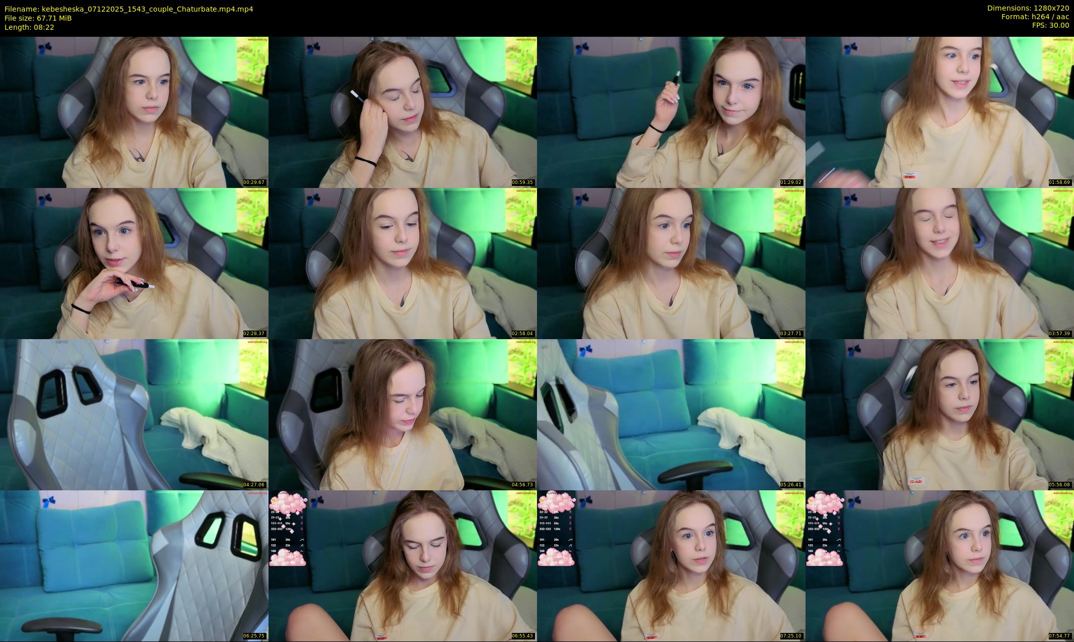 kebesheska — Chaturbate Couple stripcam clip, Dec 7, 2025