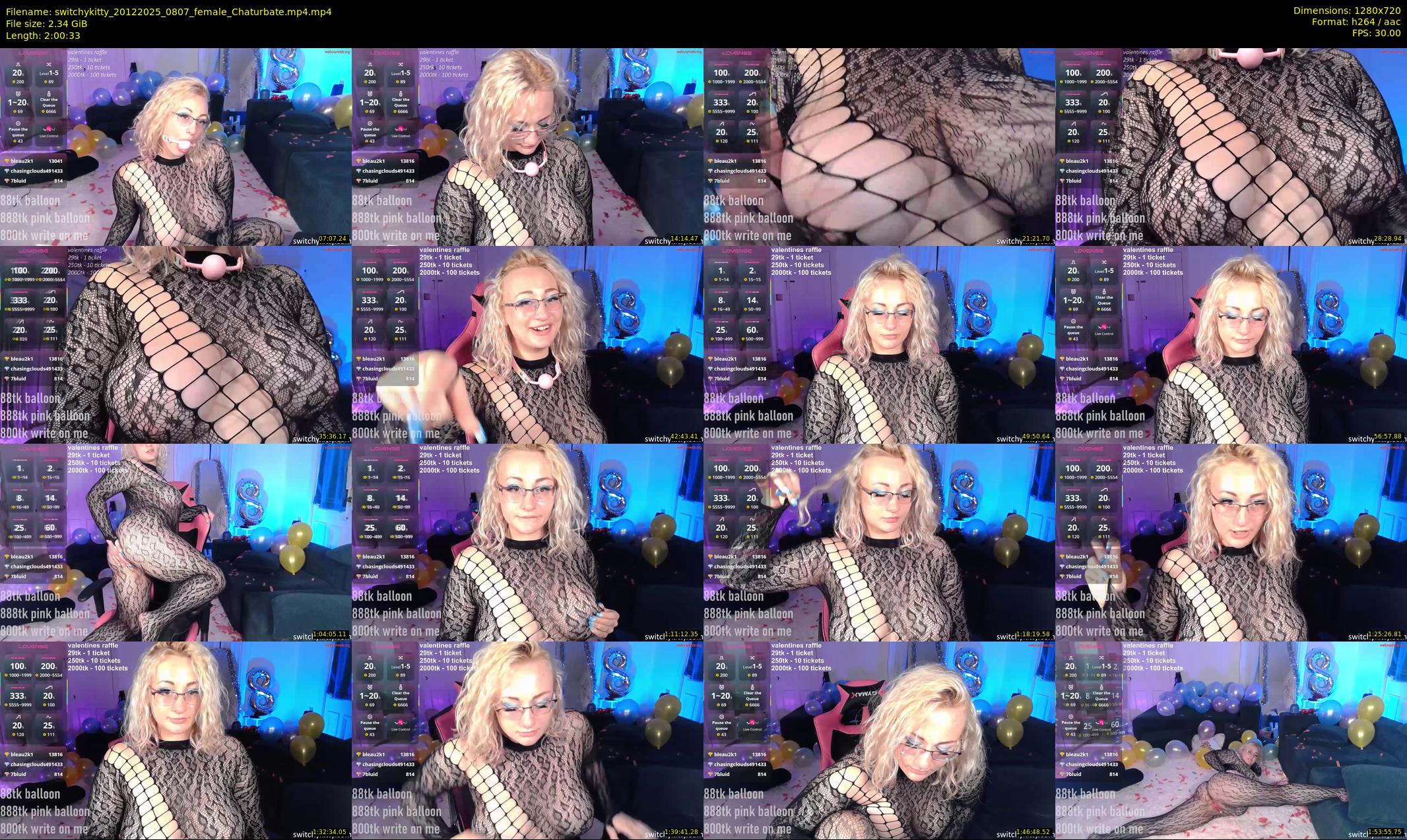 switchykitty — Chaturbate Female stripcam clip, Dec 20, 2025